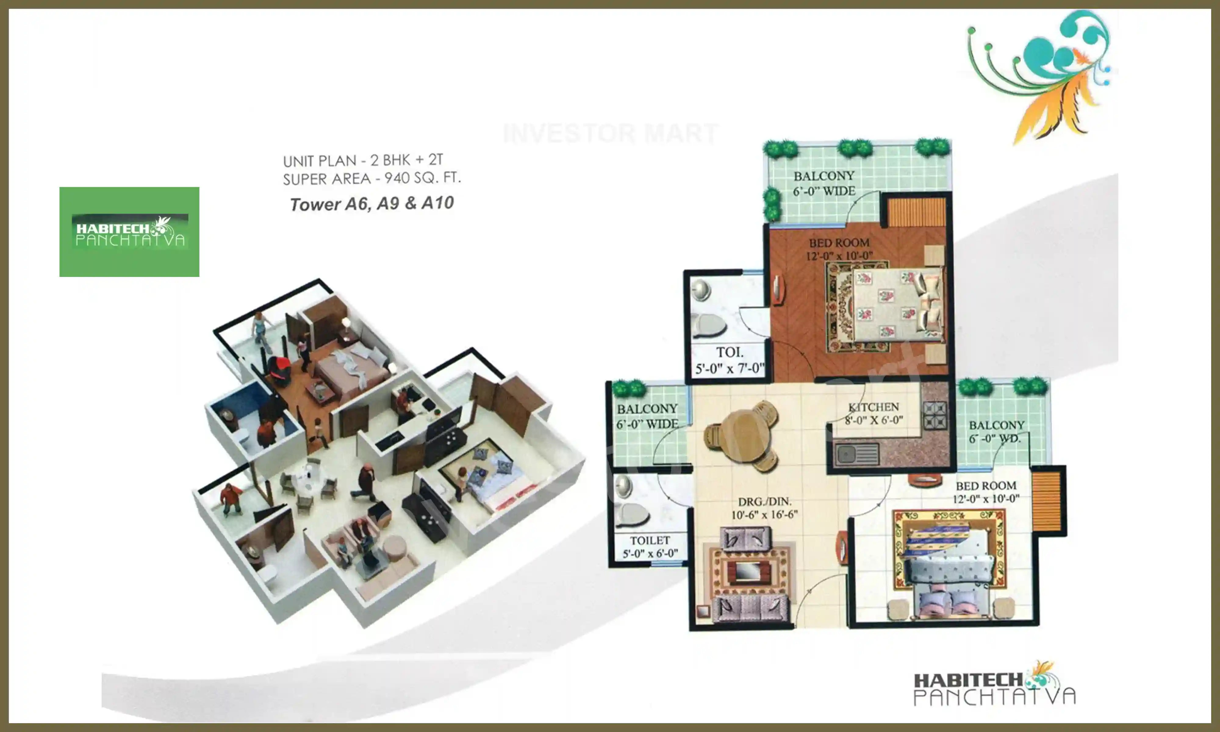 940 Sqft