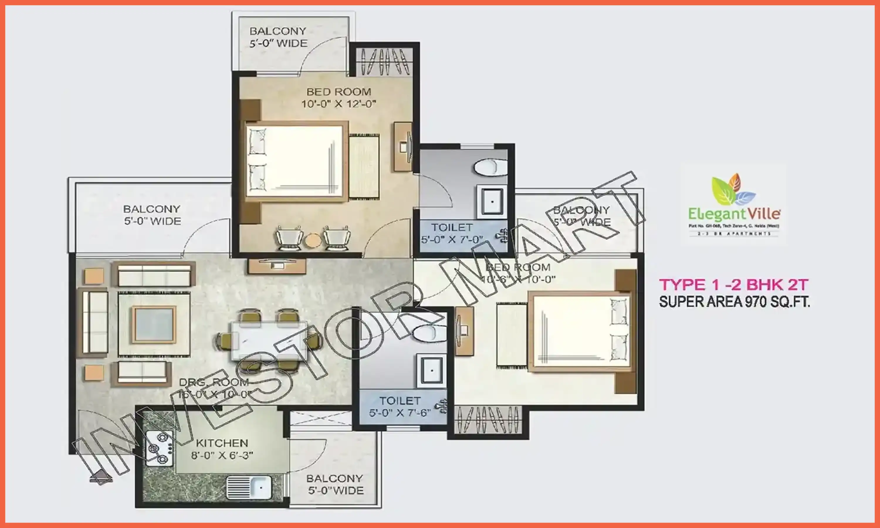 970 Sqft