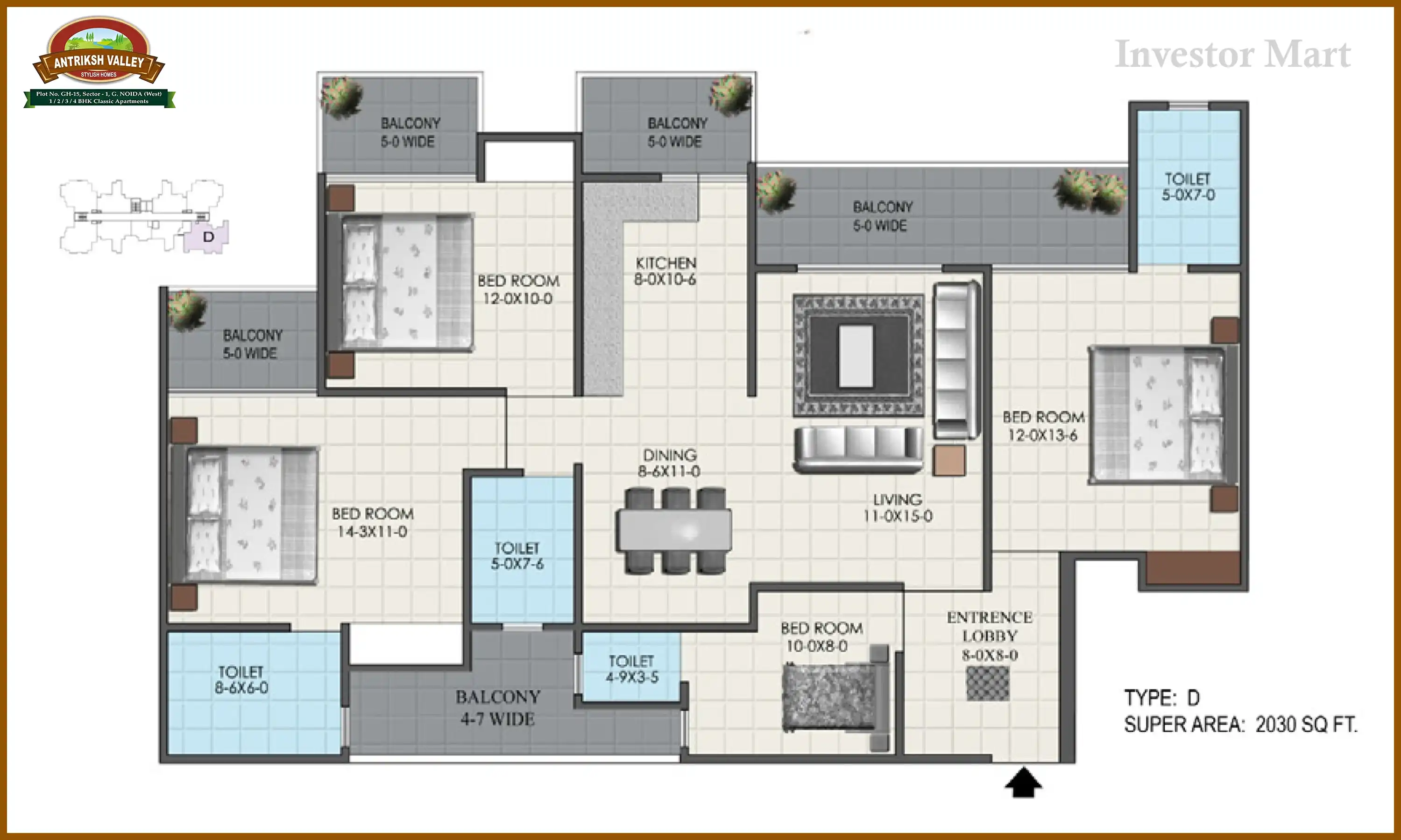 2030 Sqft