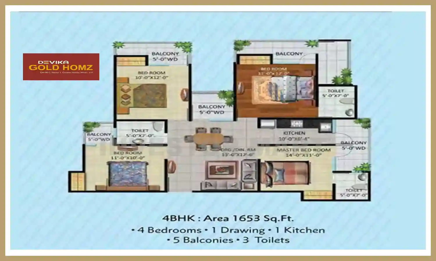 1653 Sqft