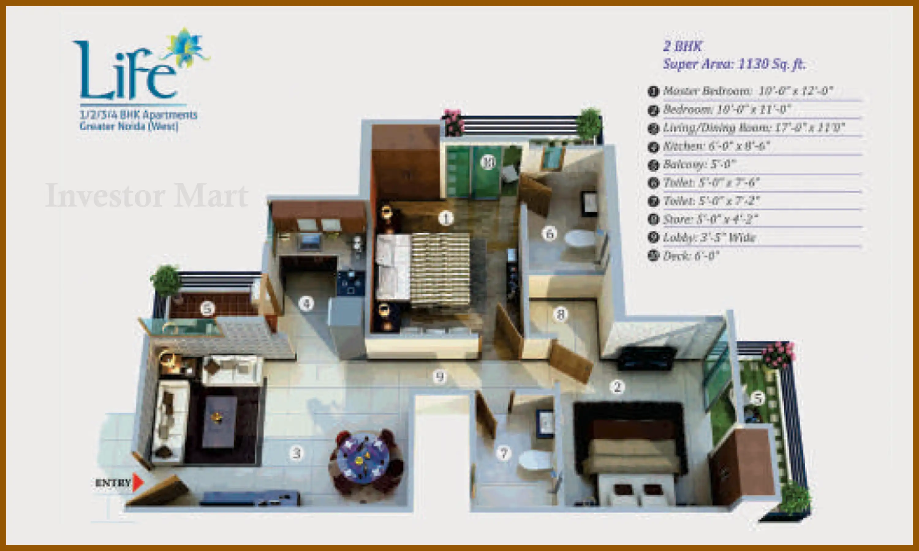 1130 Sqft