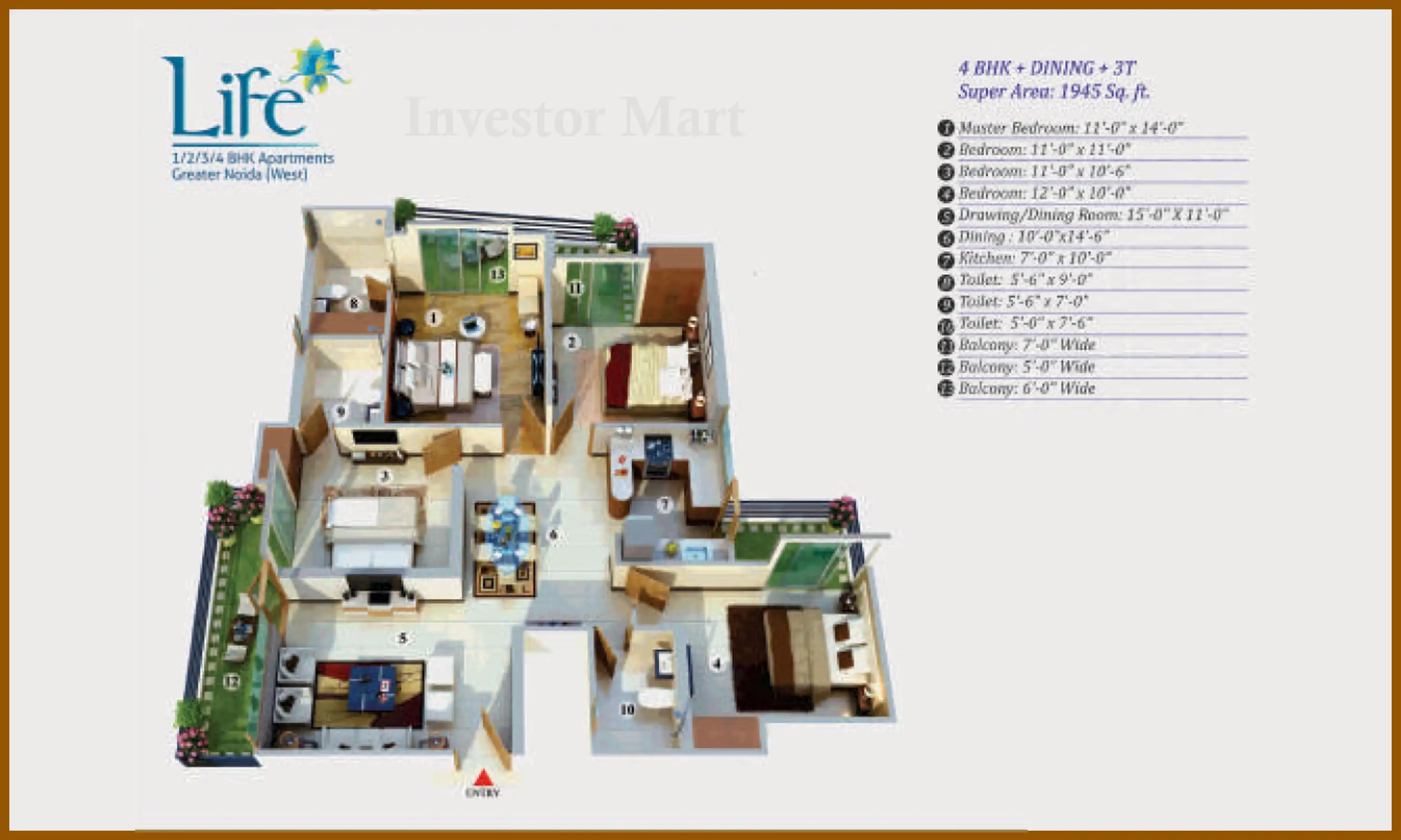 1945 Sqft