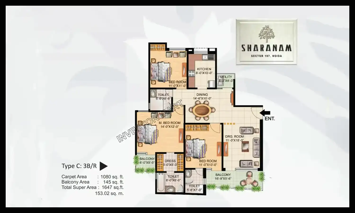1647 Sqft