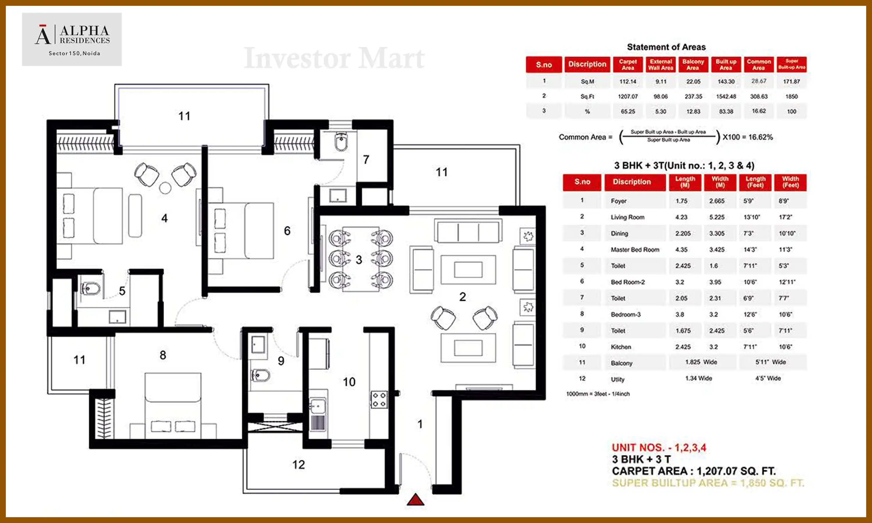 1850 Sqft