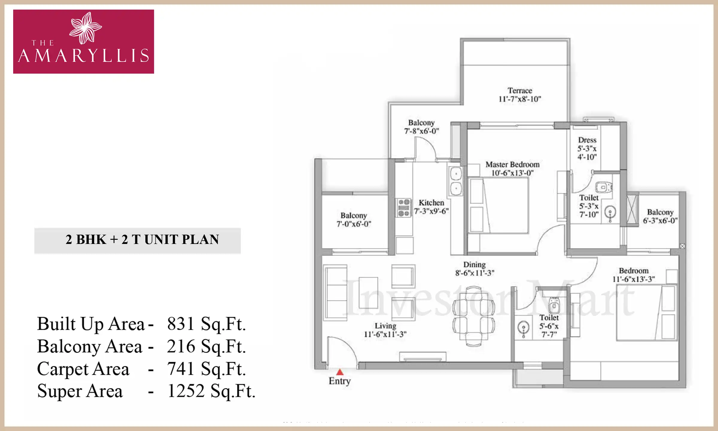 1252 Sqft