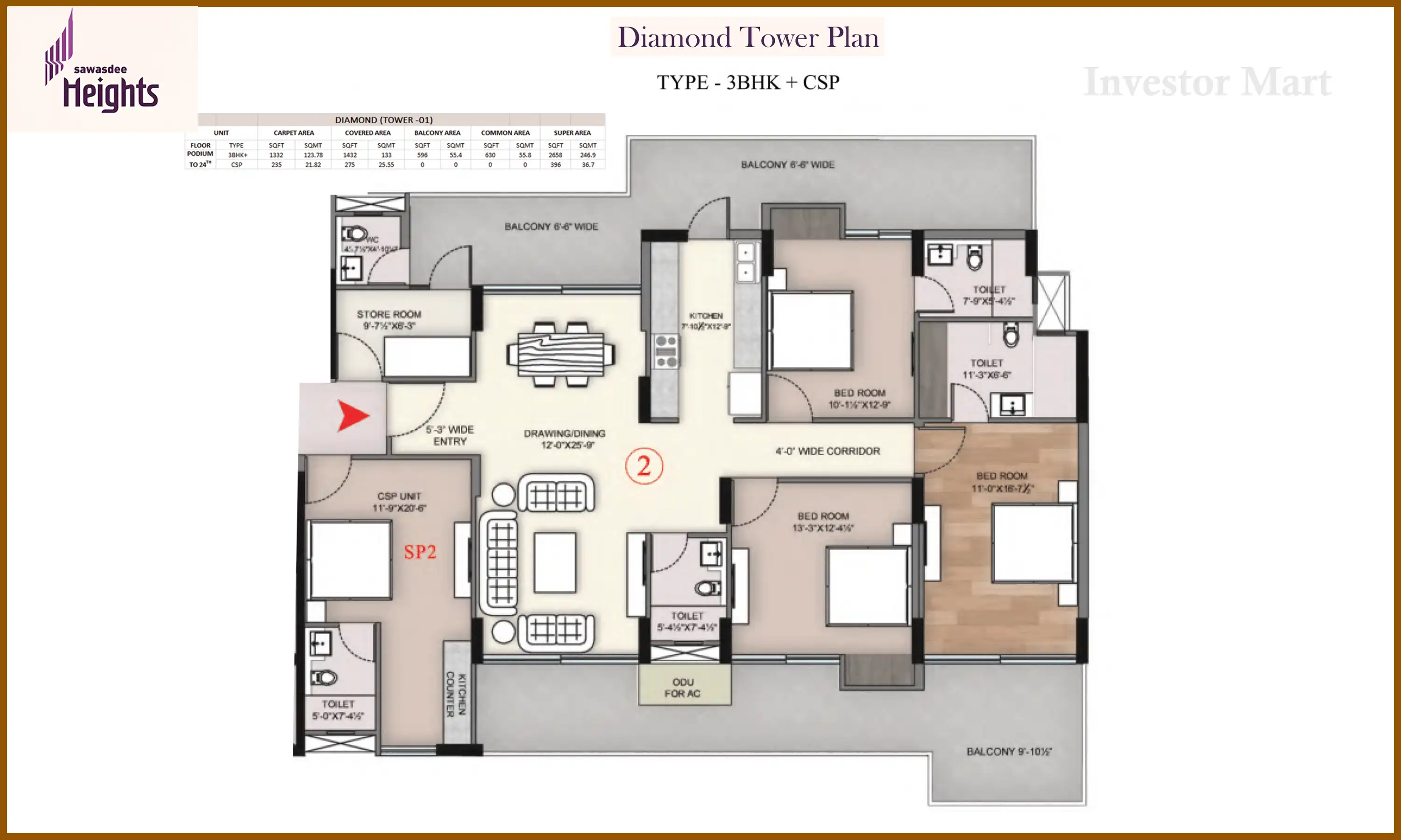 2658 Sqft