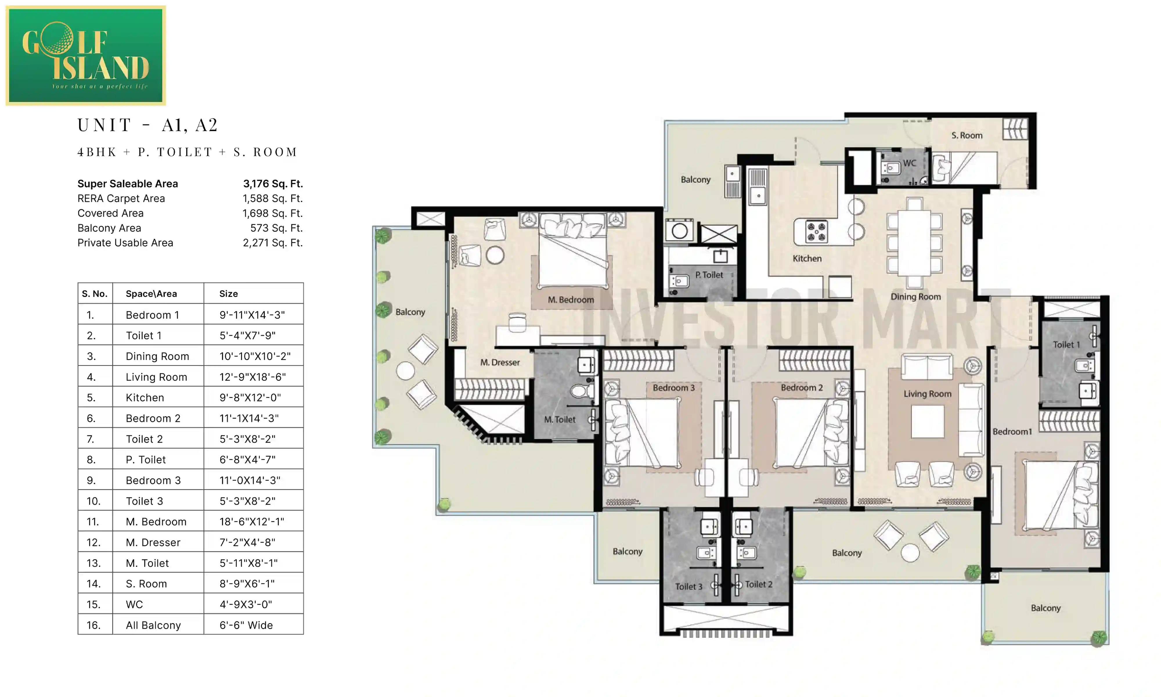 3176 Sqft