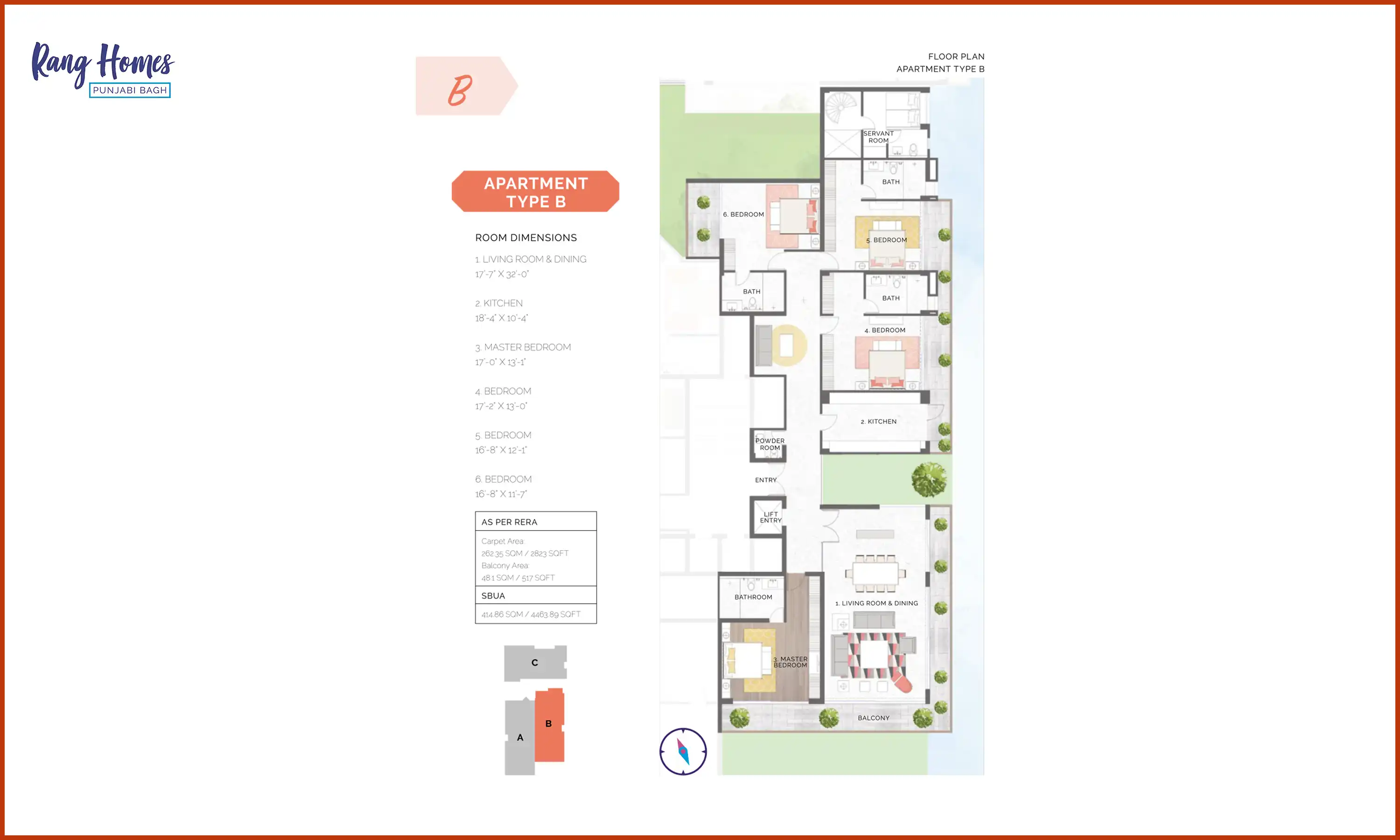 4464 Sqft