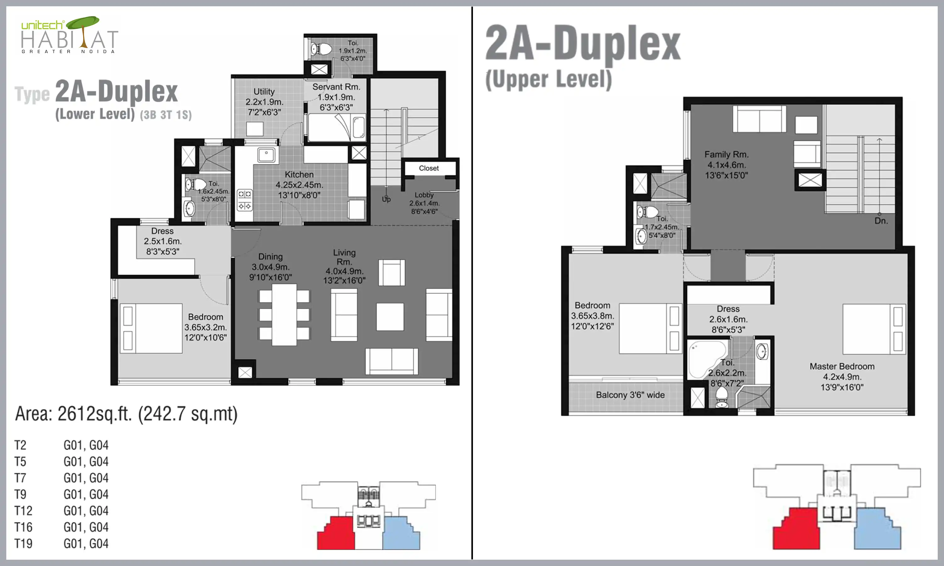 2612 Sqft