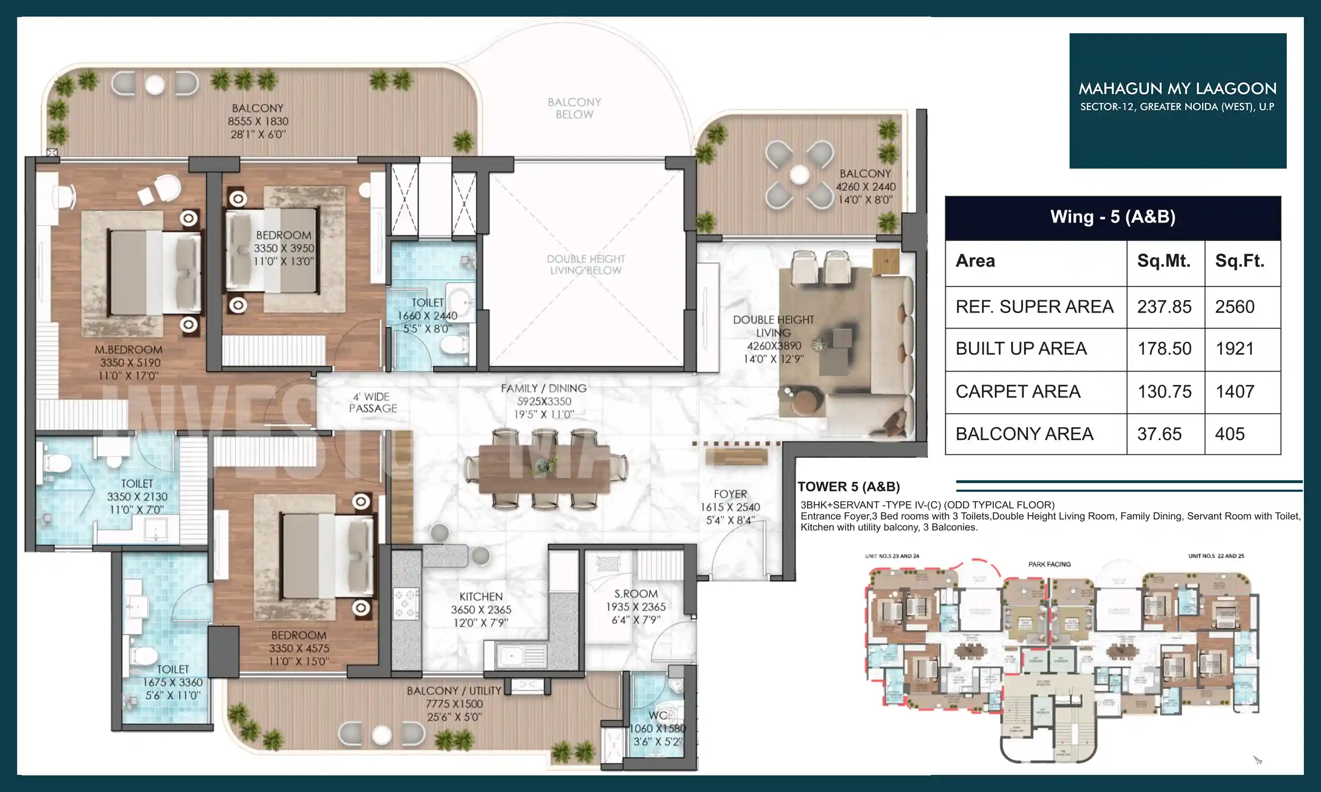 2560 Sqft