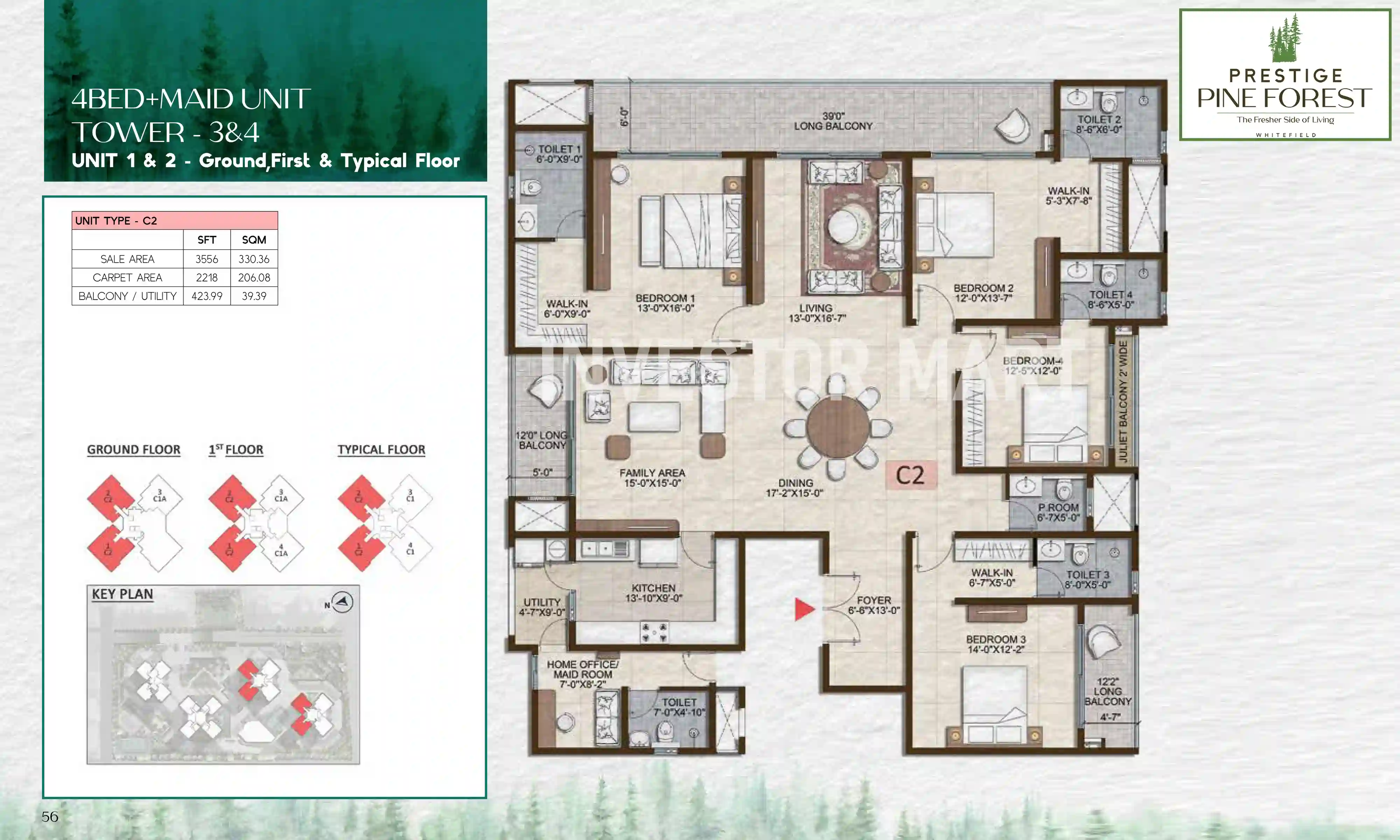 3556 Sqft