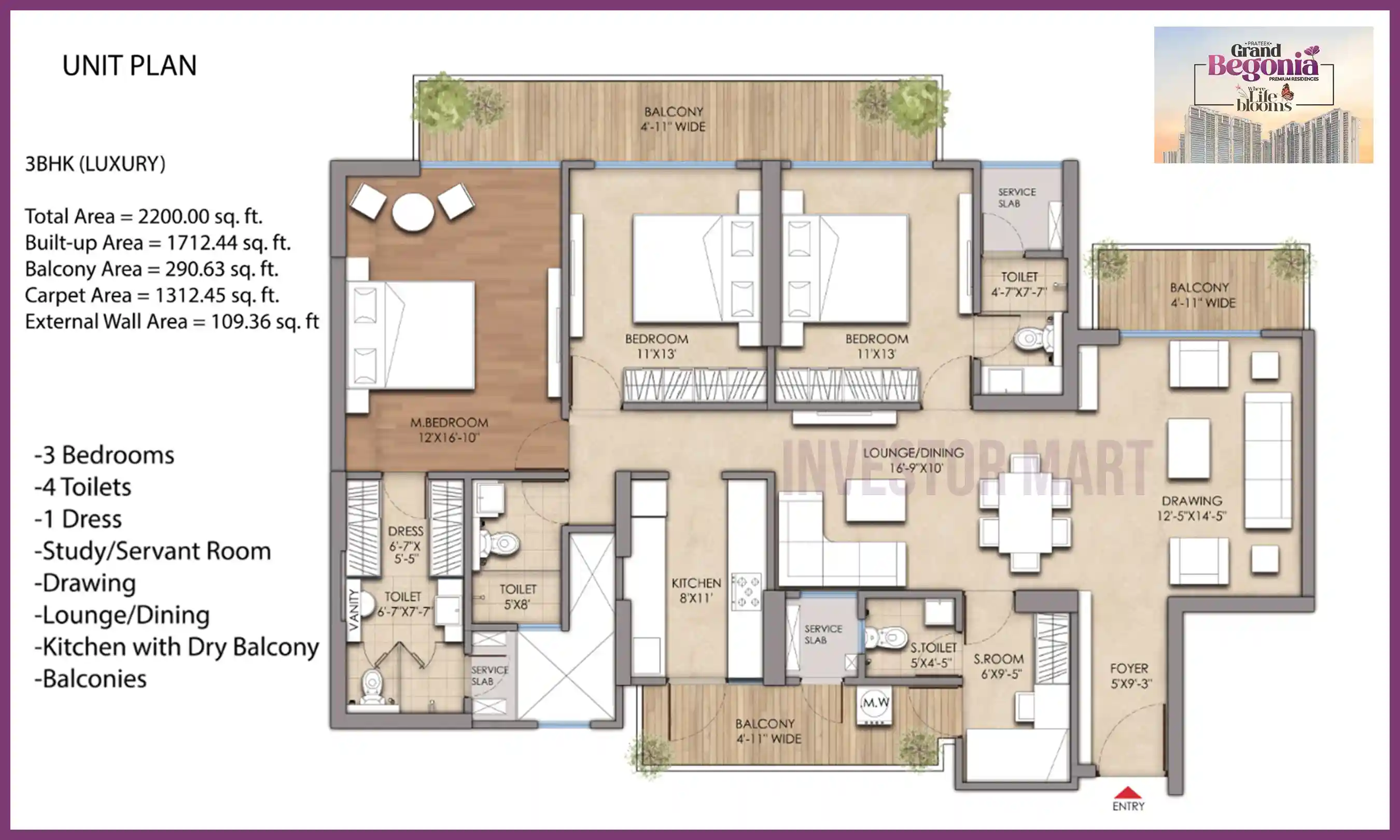 2200 Sqft