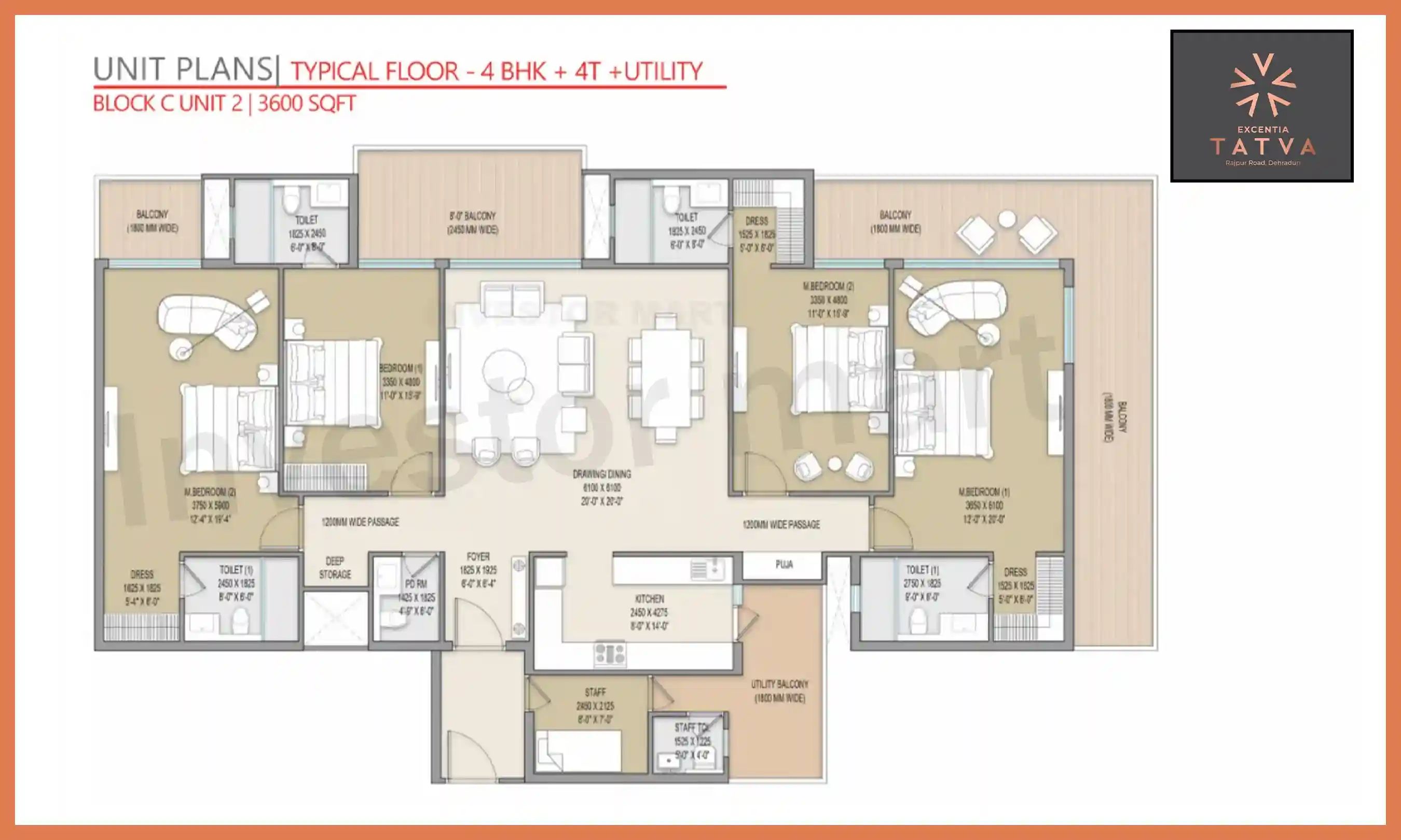 3600 Sqft