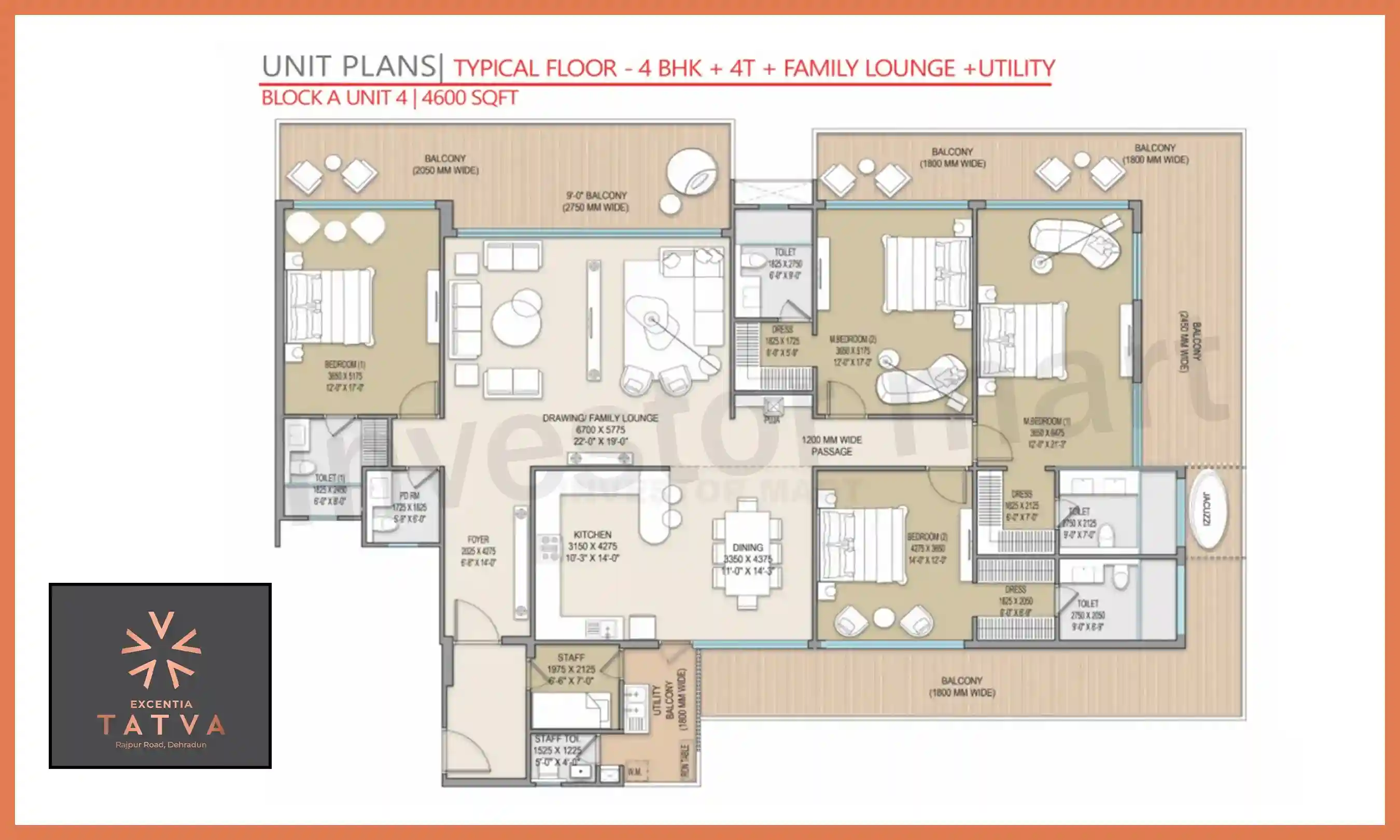 4600 Sqft