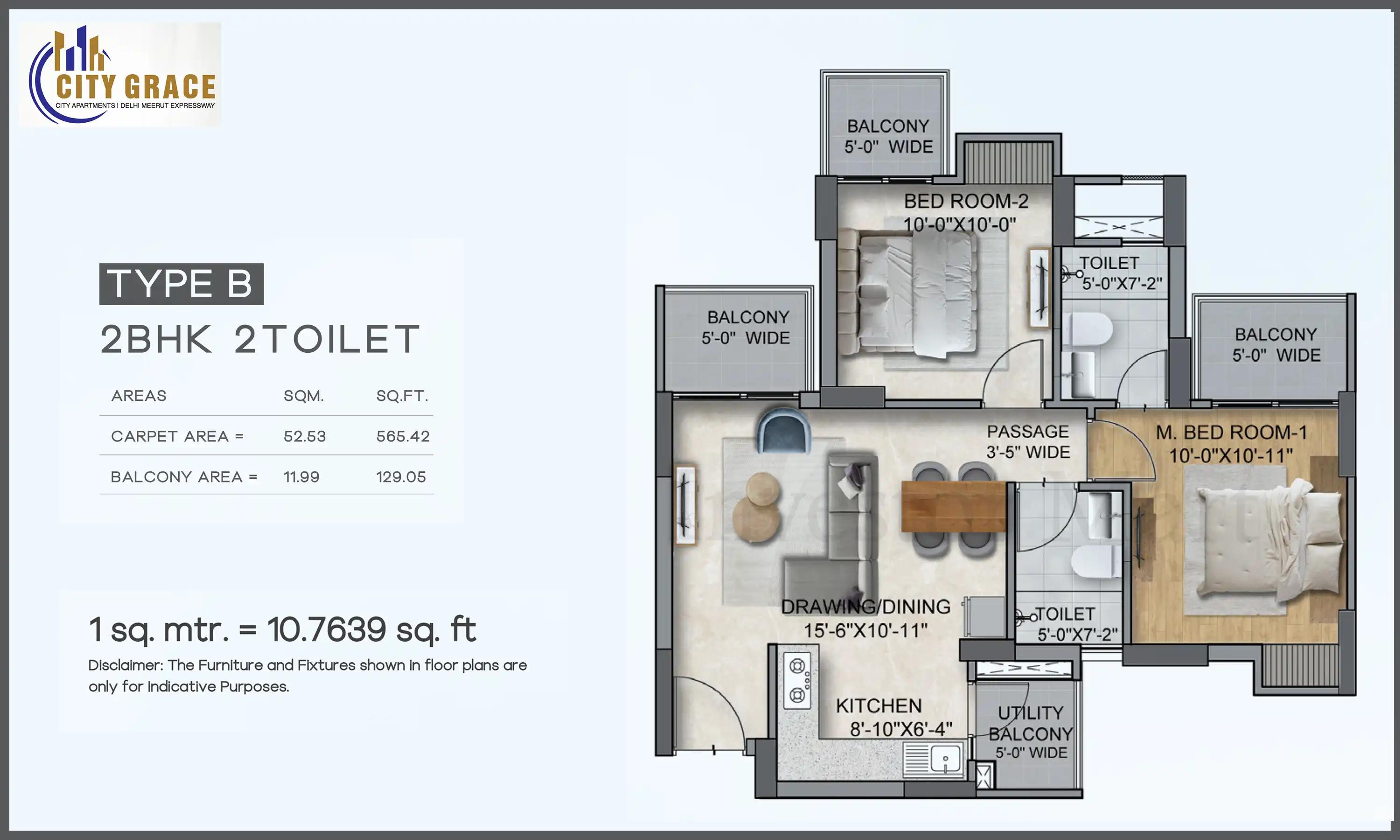 565 Sqft