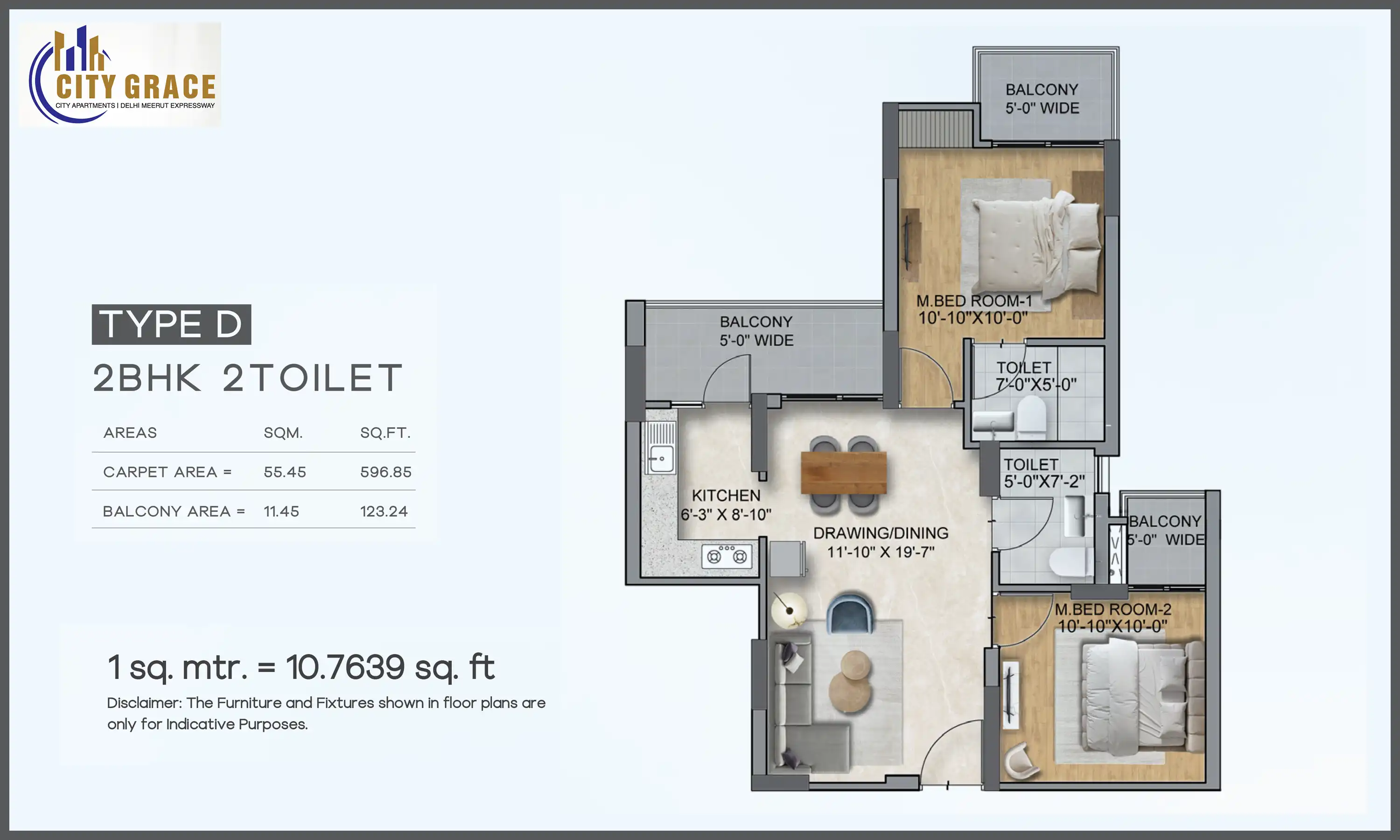 596 Sqft