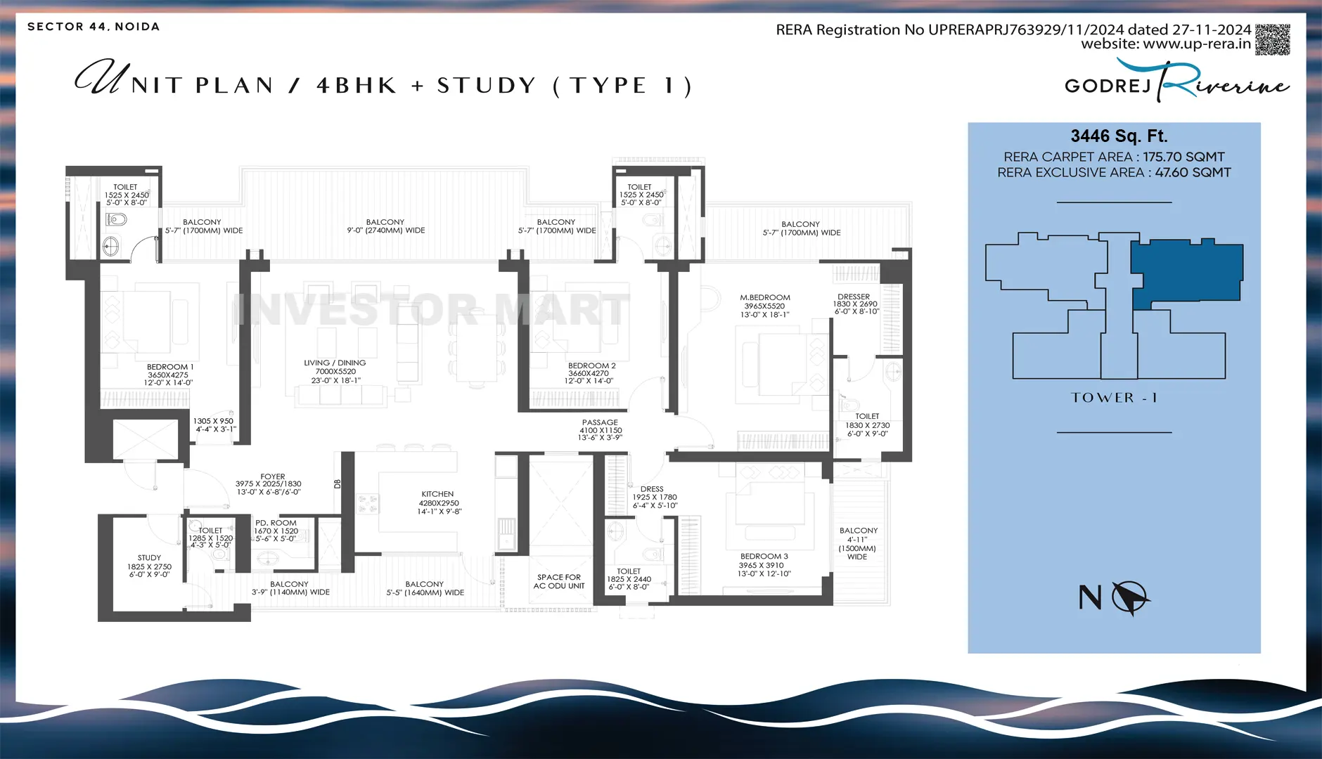 3446 Sqft