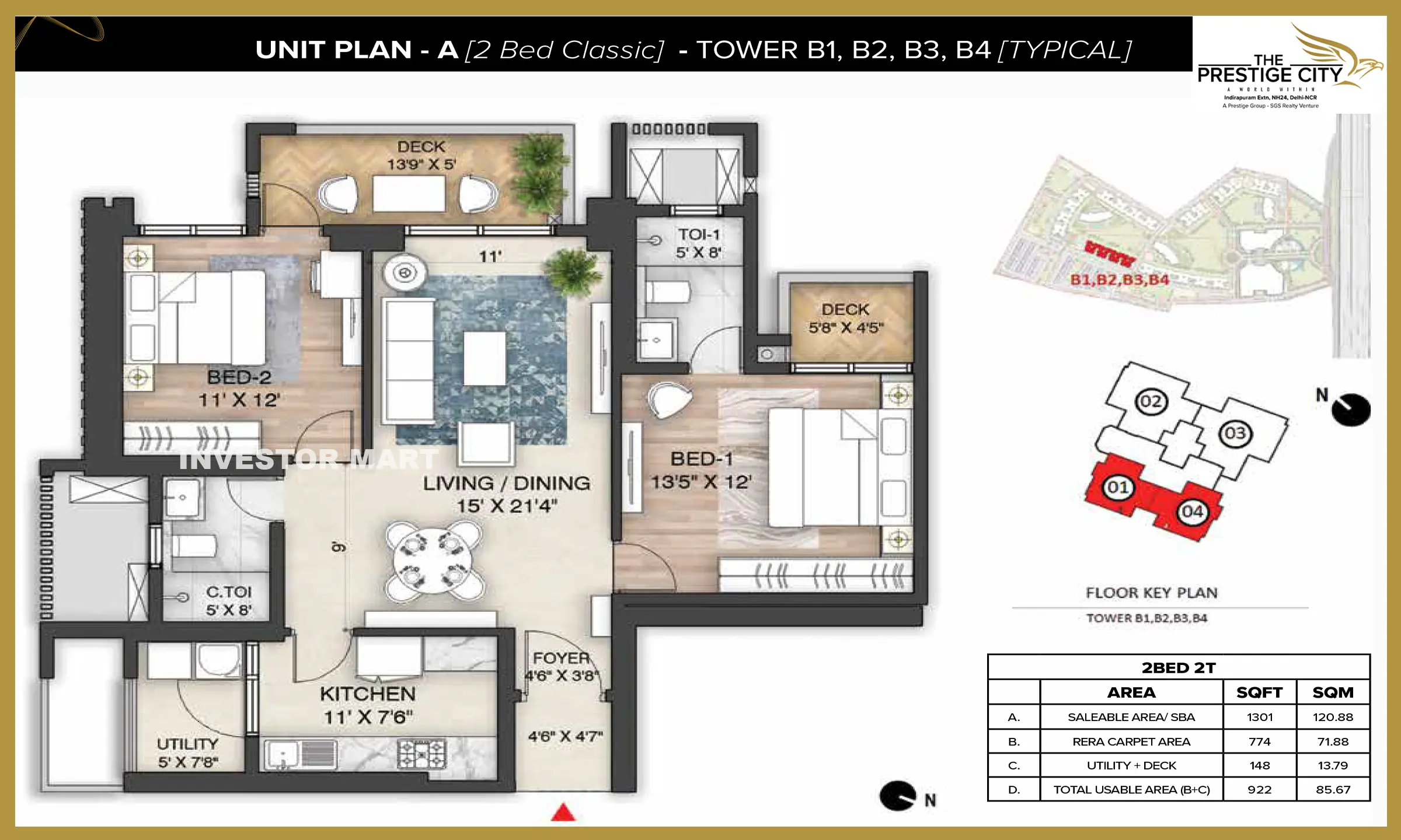 1301 Sqft