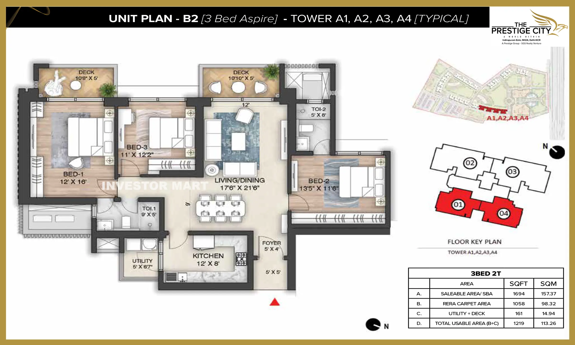 1694 Sqft