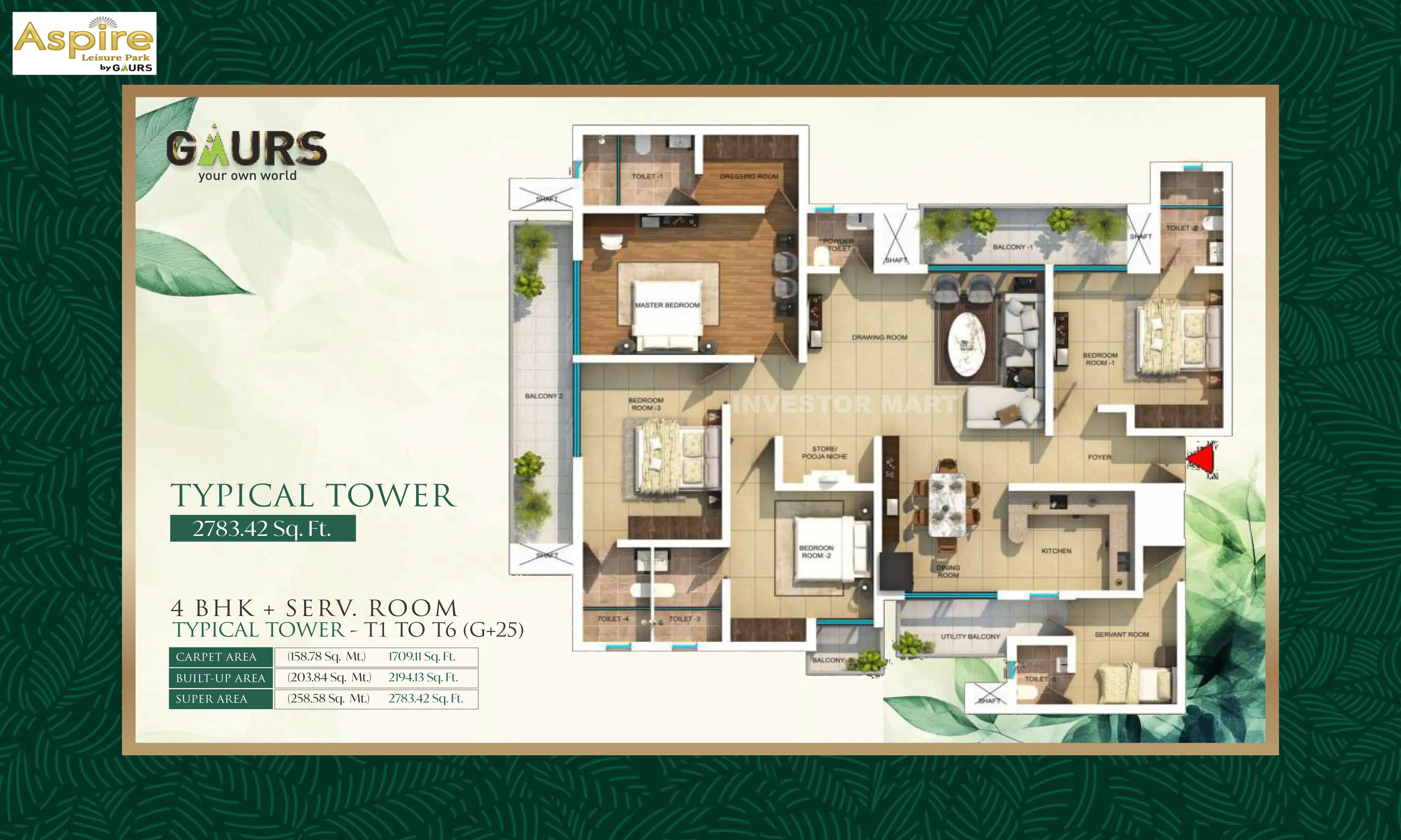 2783 Sqft