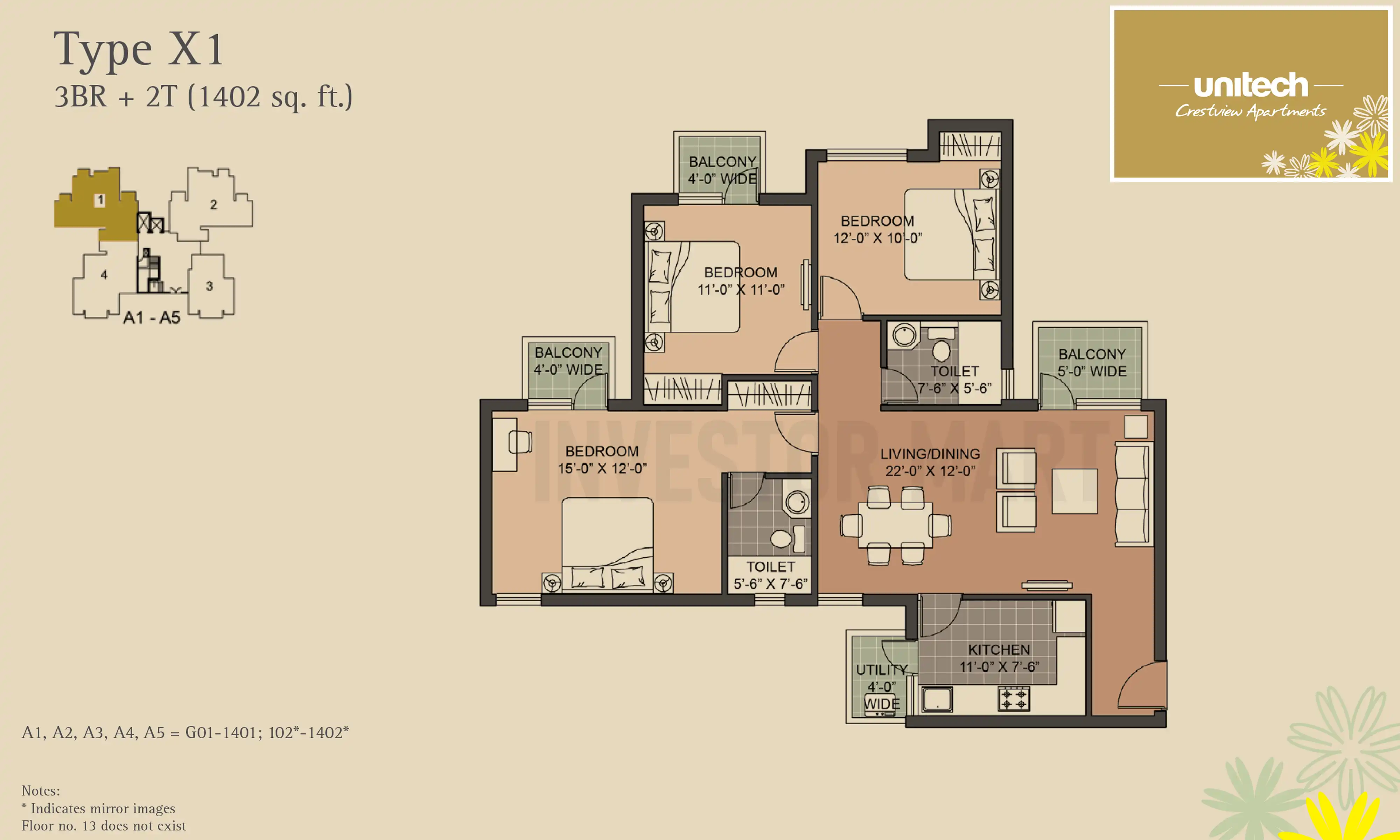 1402 Sqft
