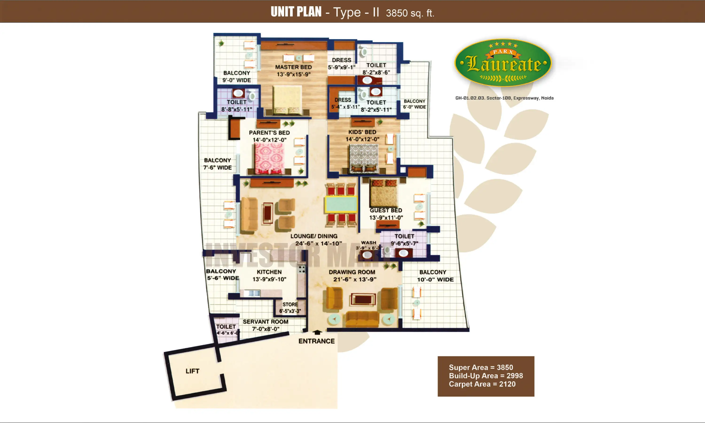 3850 Sqft
