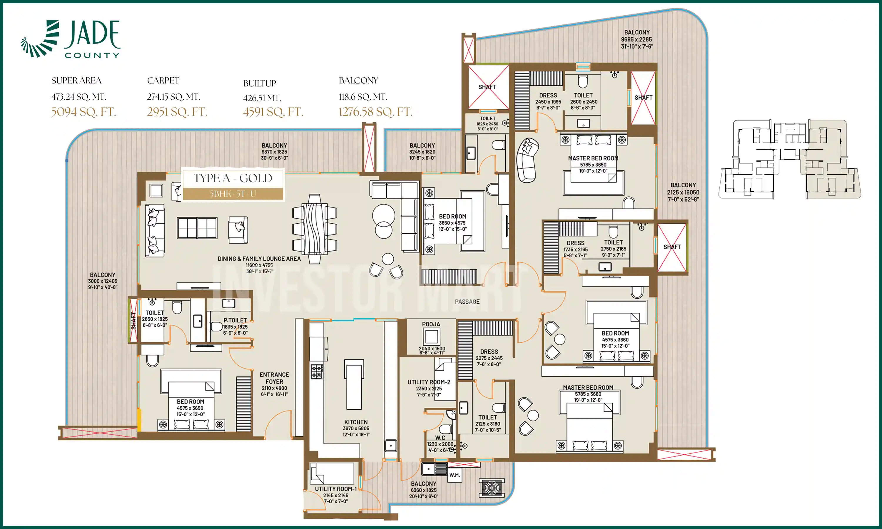 5094 Sqft