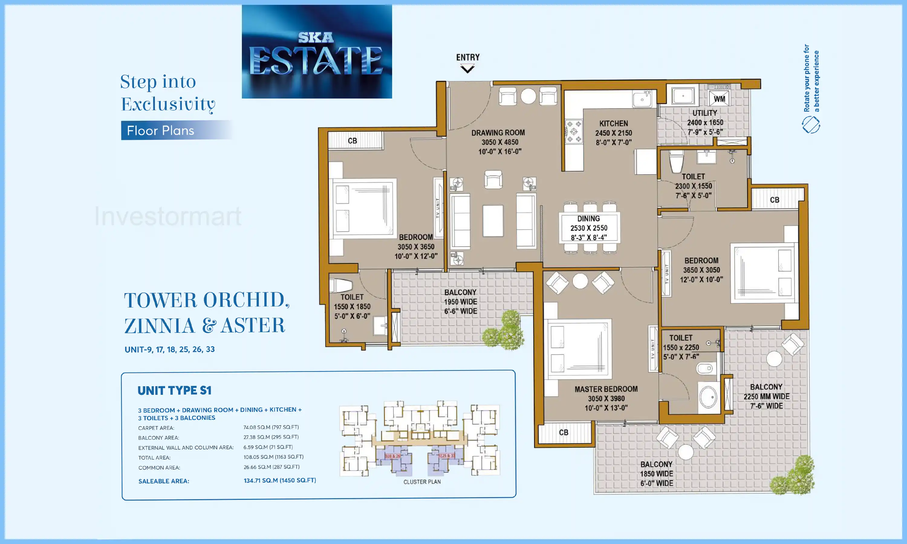 1450 Sqft