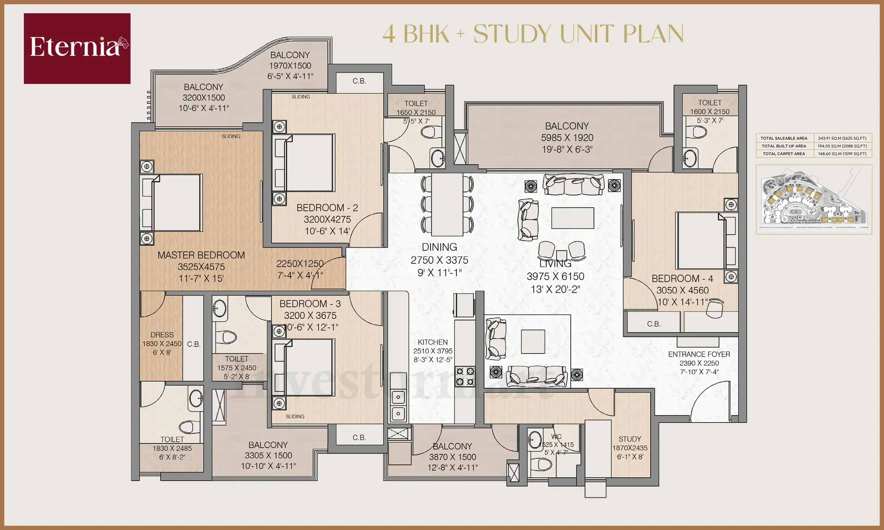 2625 Sqft