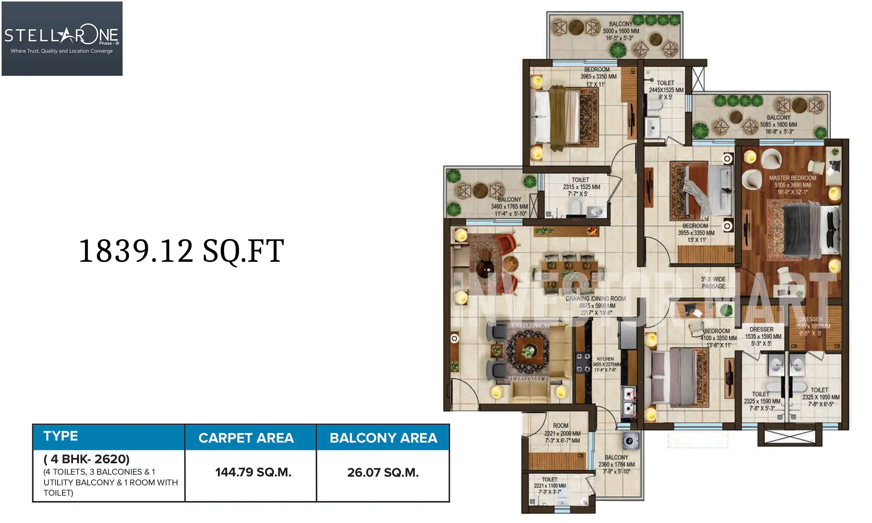 2620 Sqft