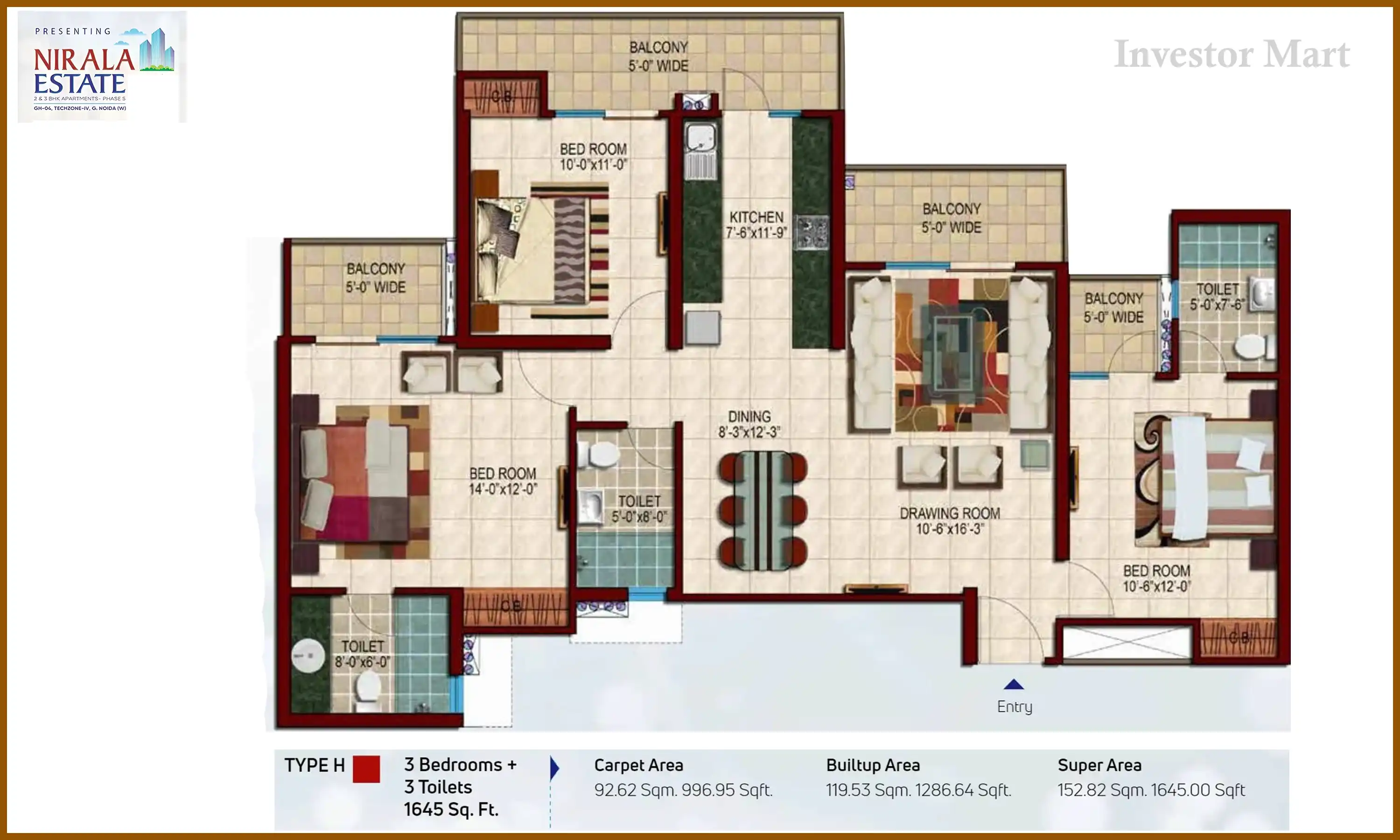 1645 Sqft