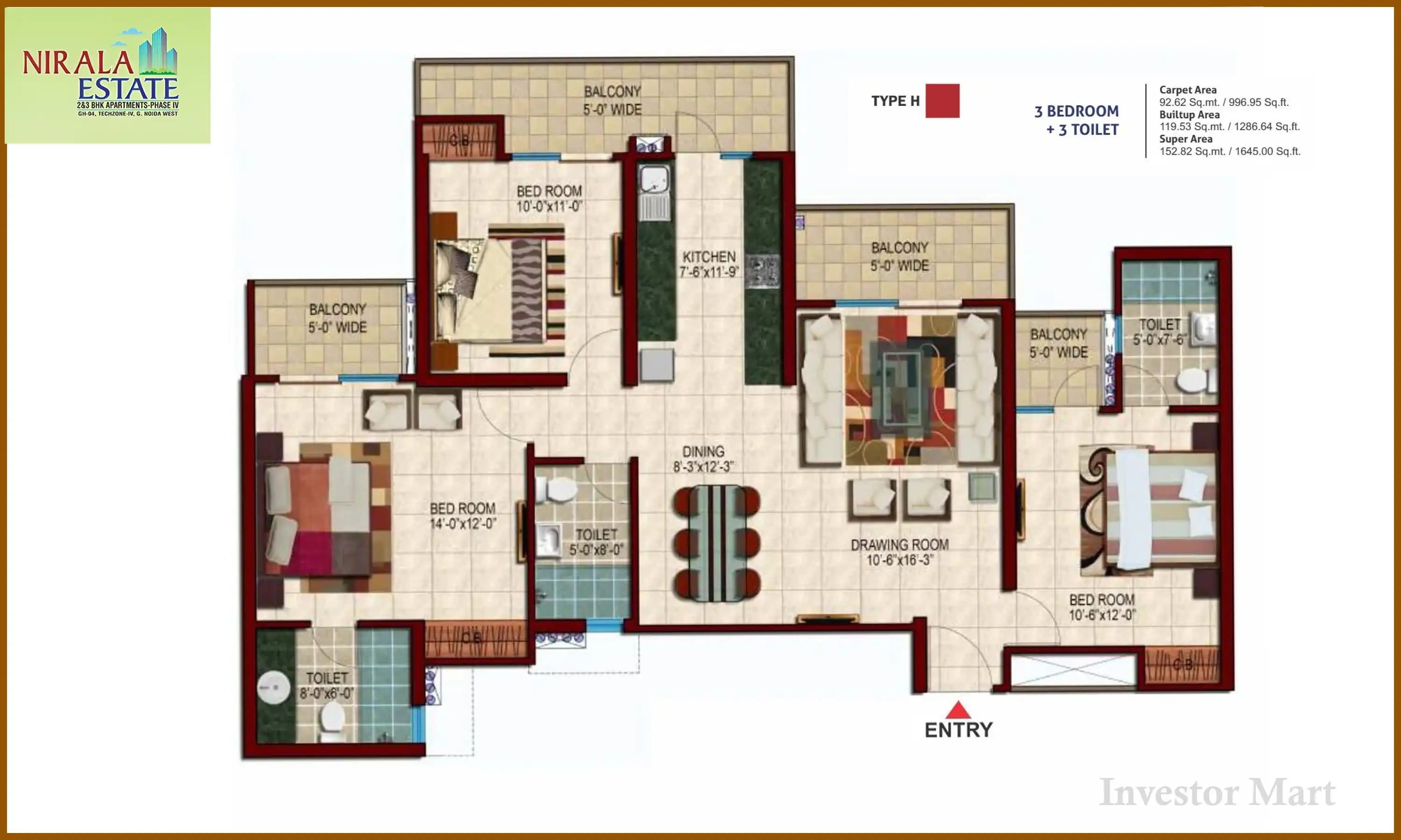 1645 Sqft