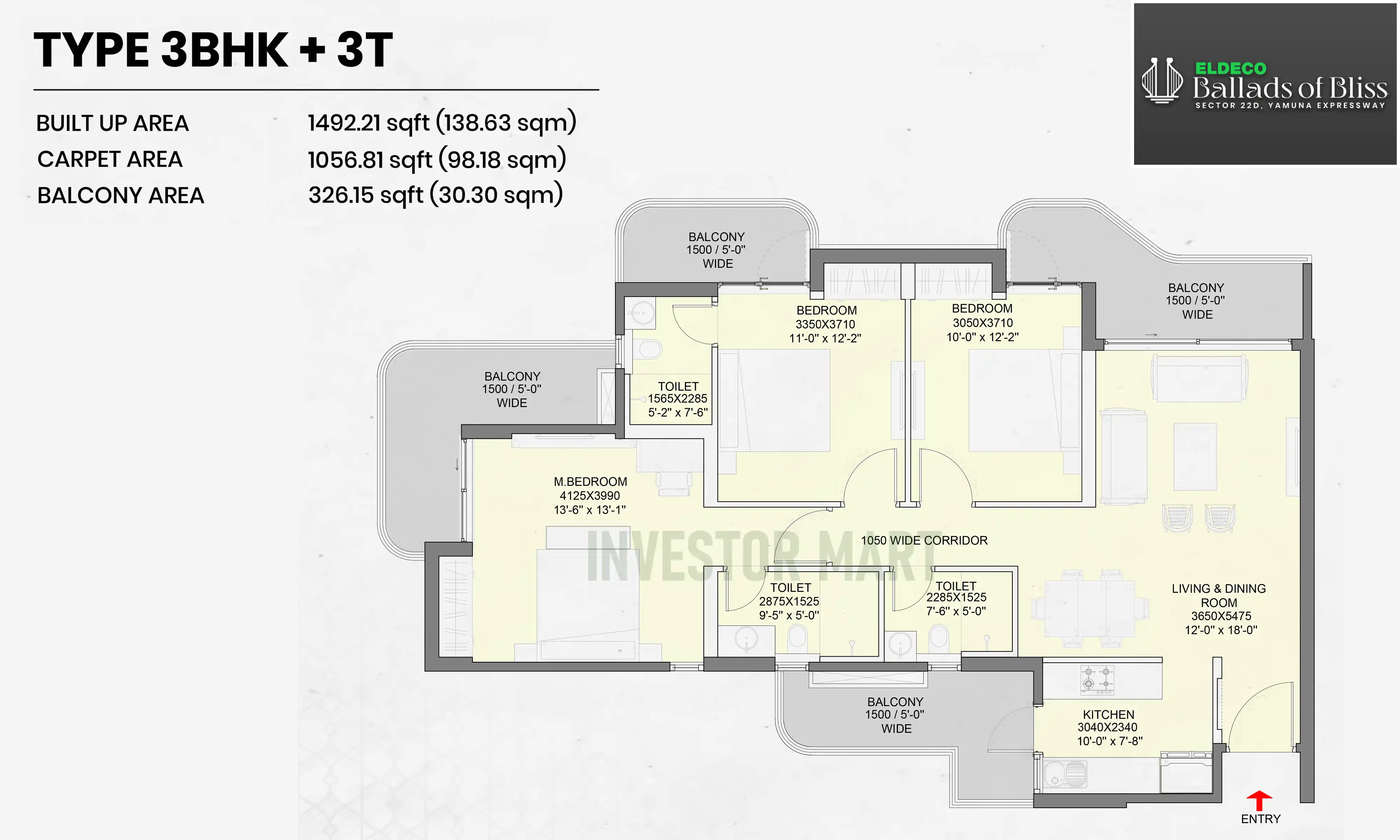 1492 Sqft