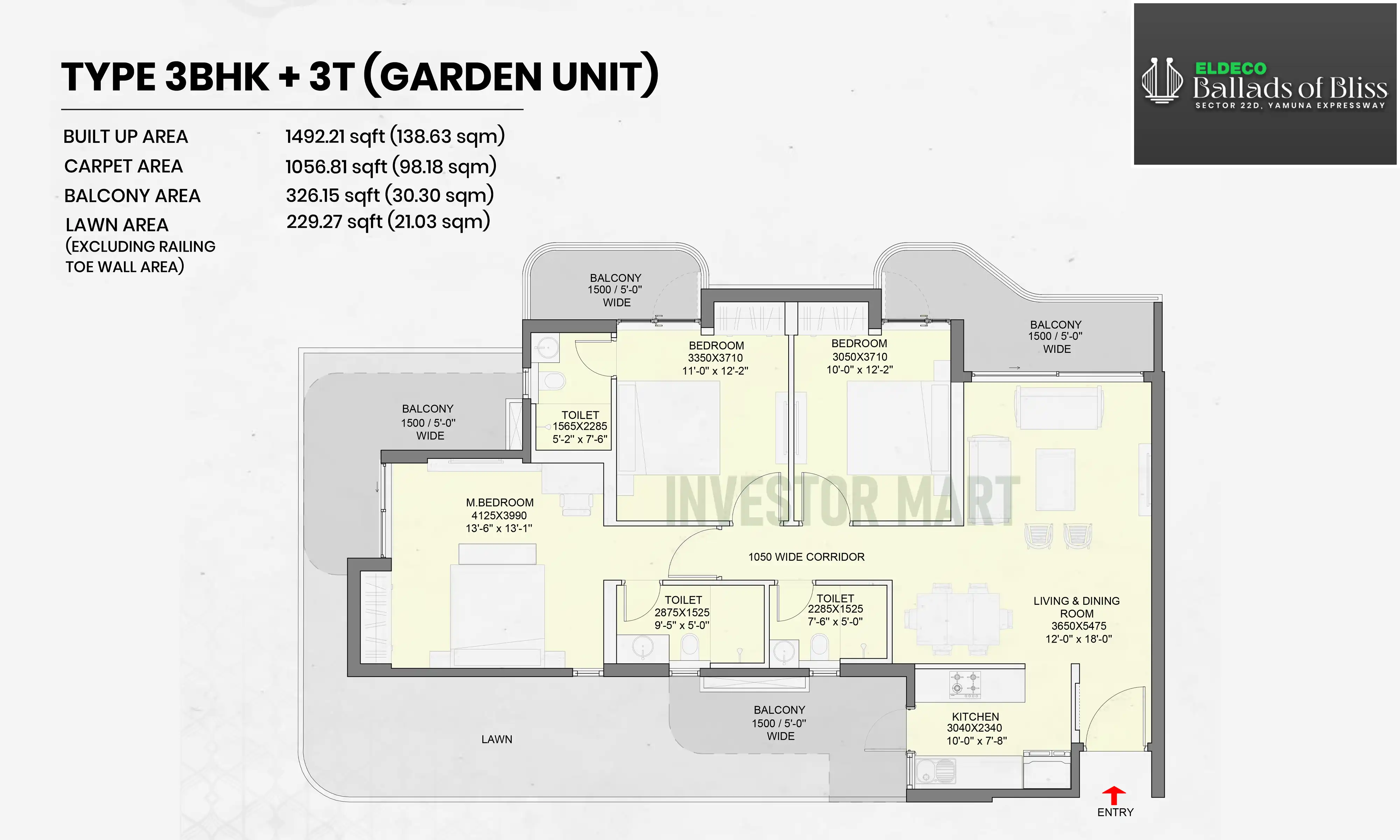 1492 Sqft