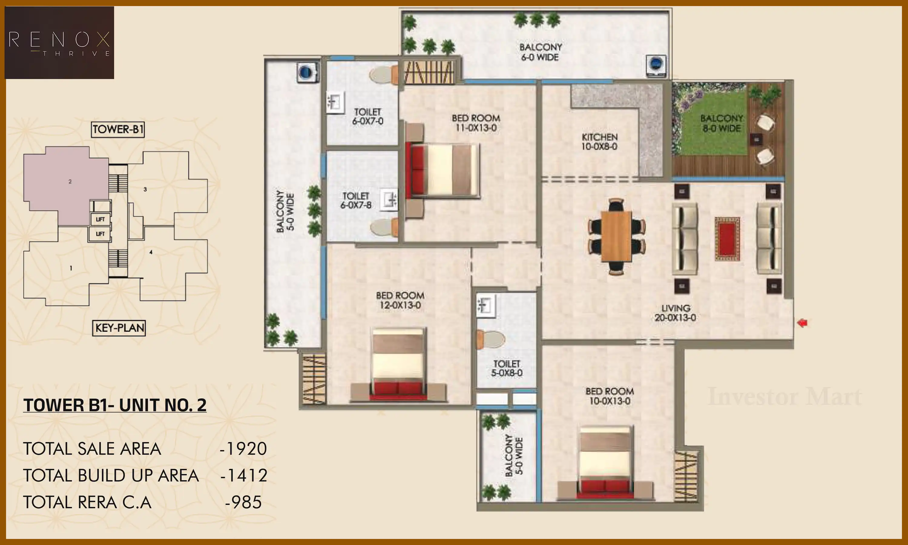 1920 Sqft