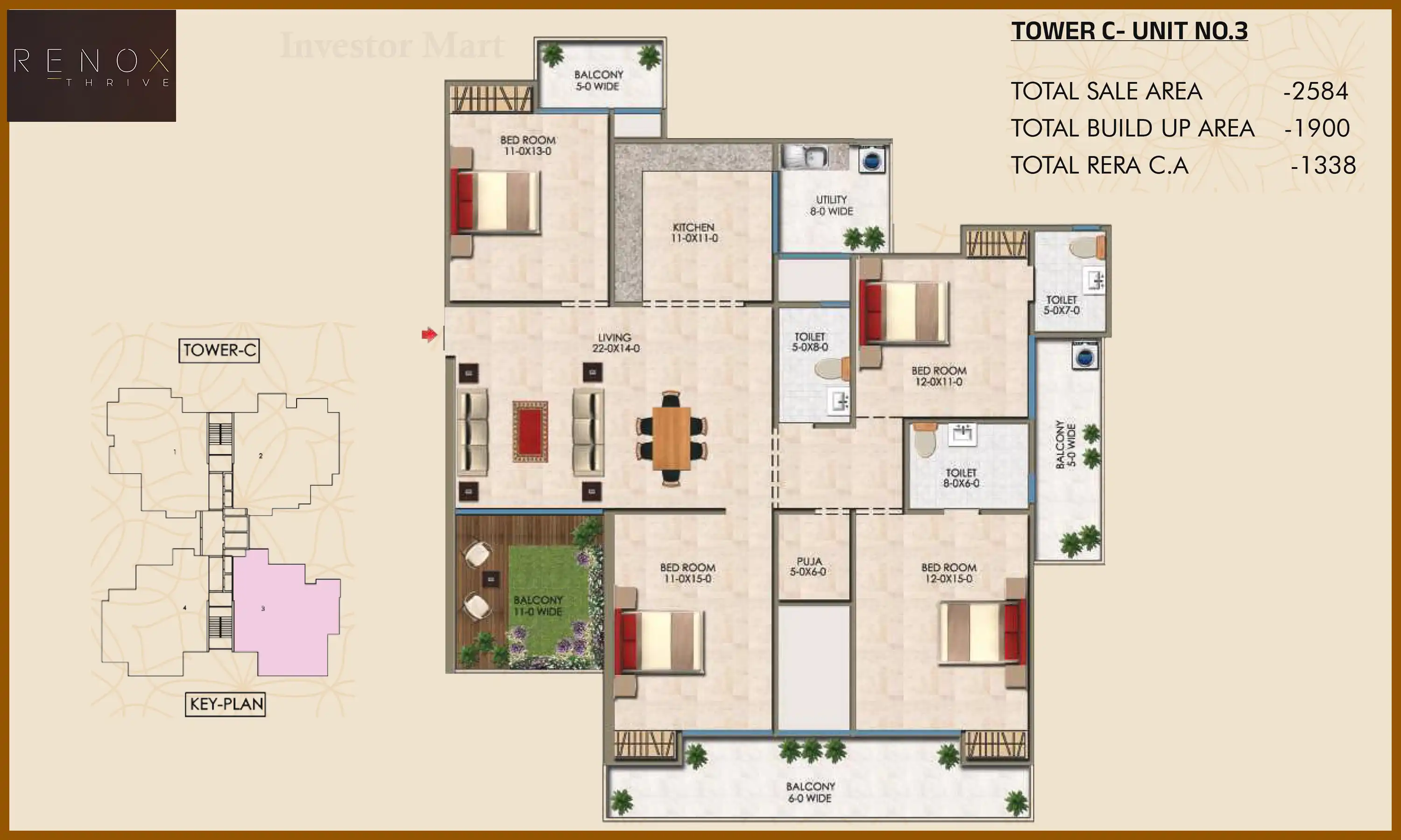 2584 Sqft