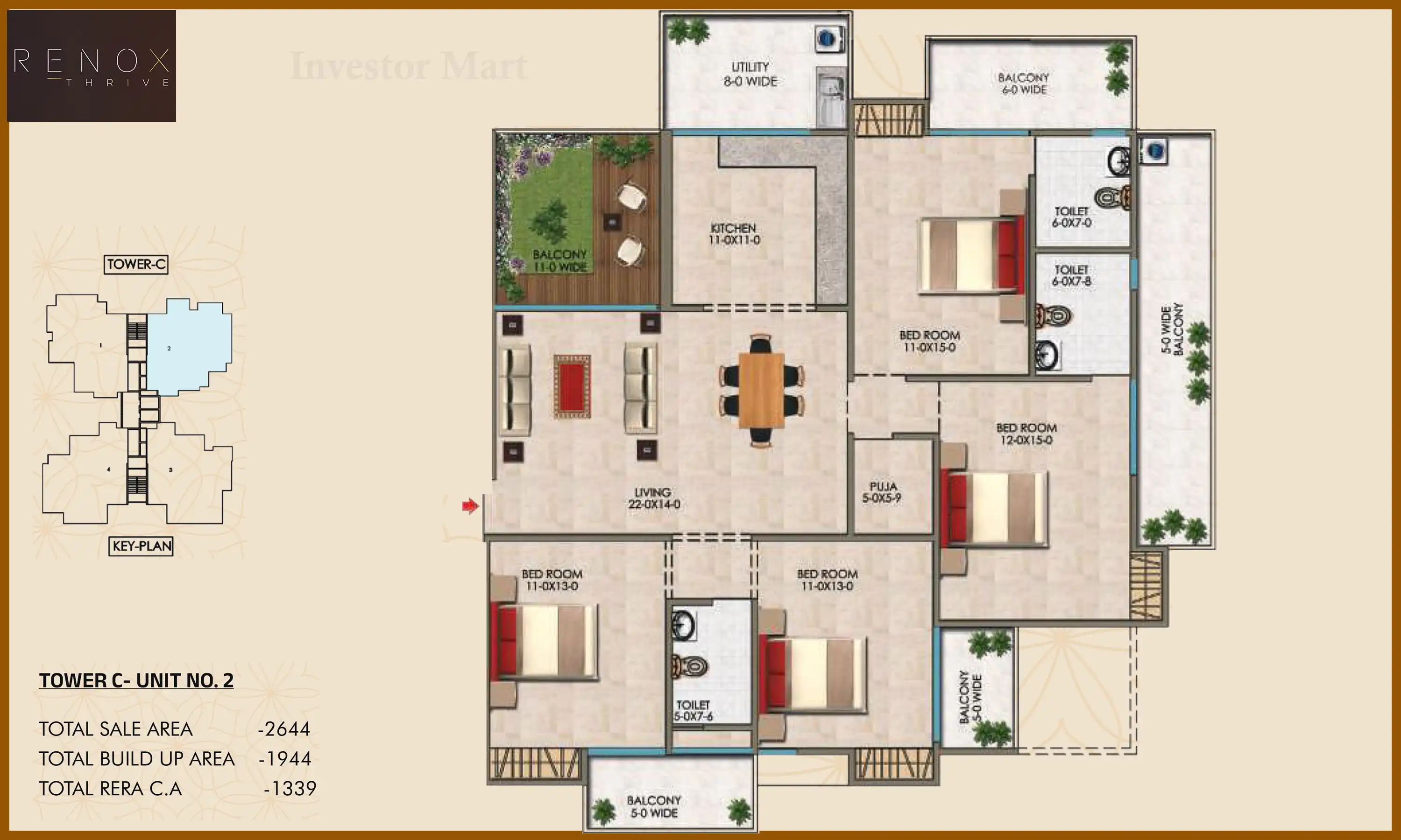 2644 Sqft