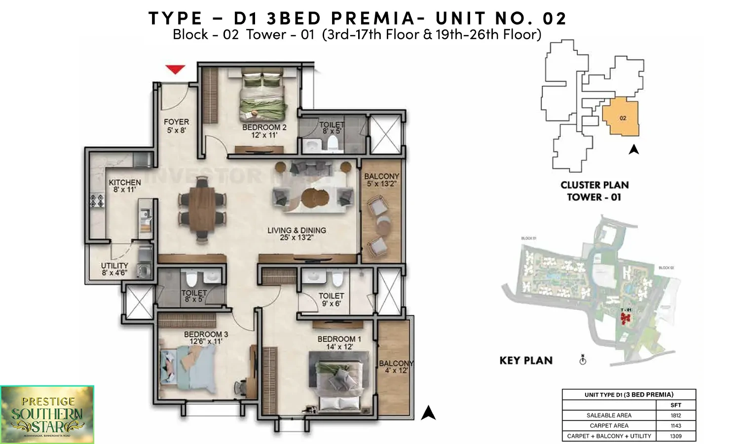 1812 Sqft