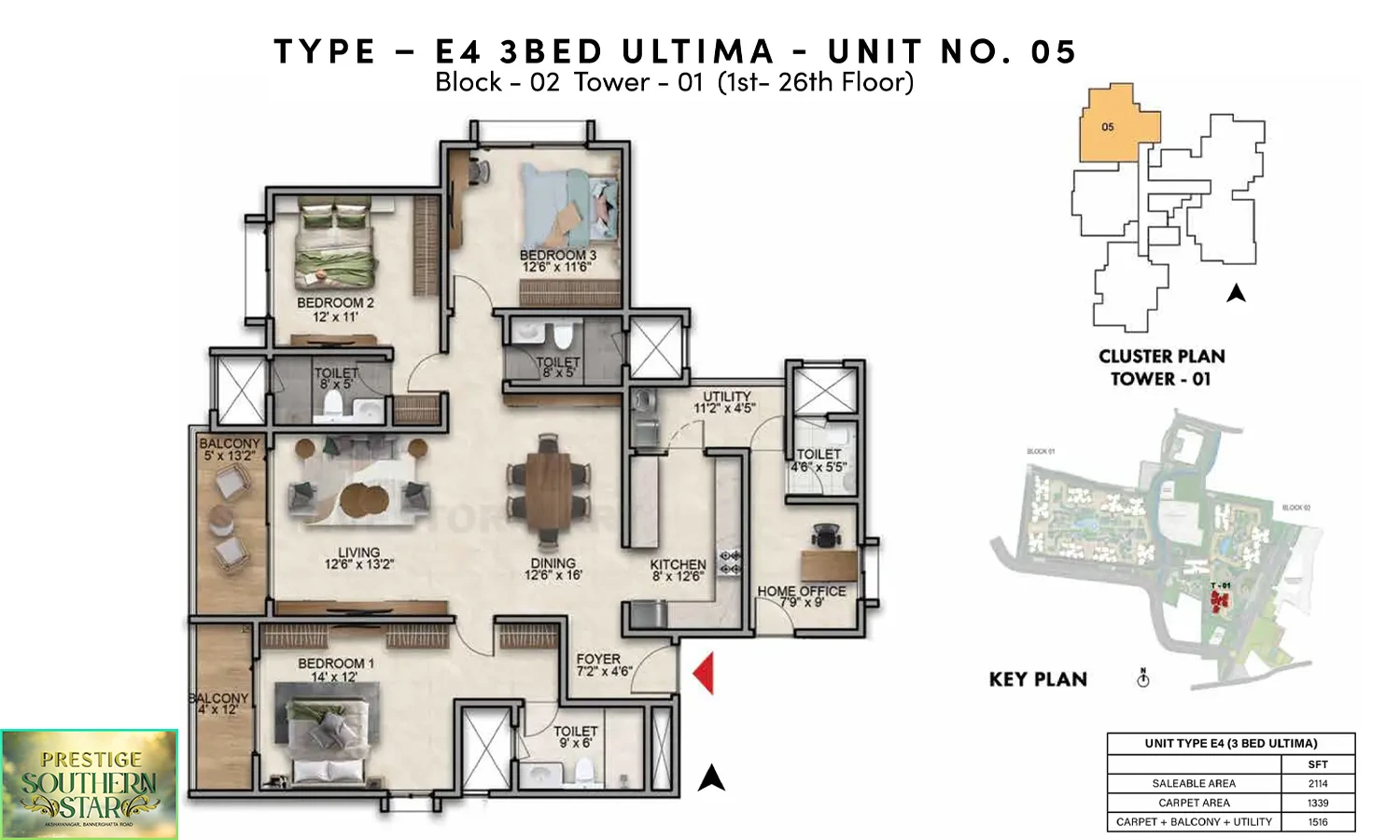 2114 Sqft