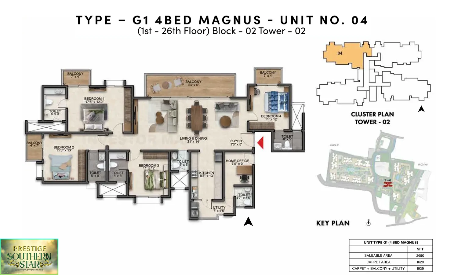2690 Sqft