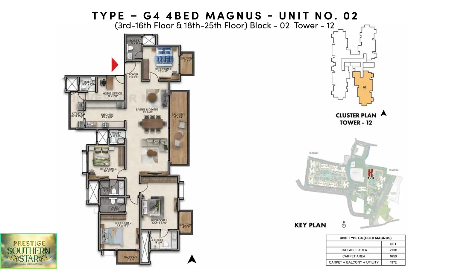 2730 Sqft