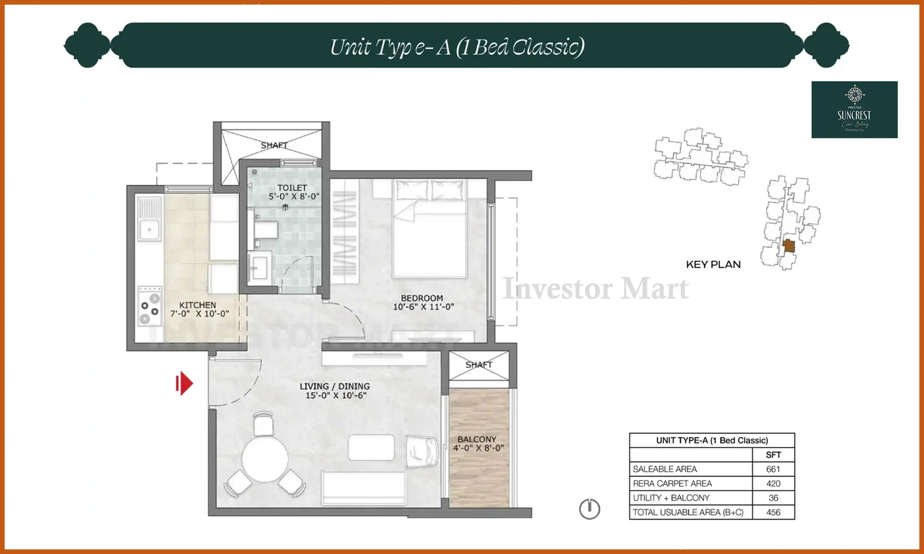 661 Sqft