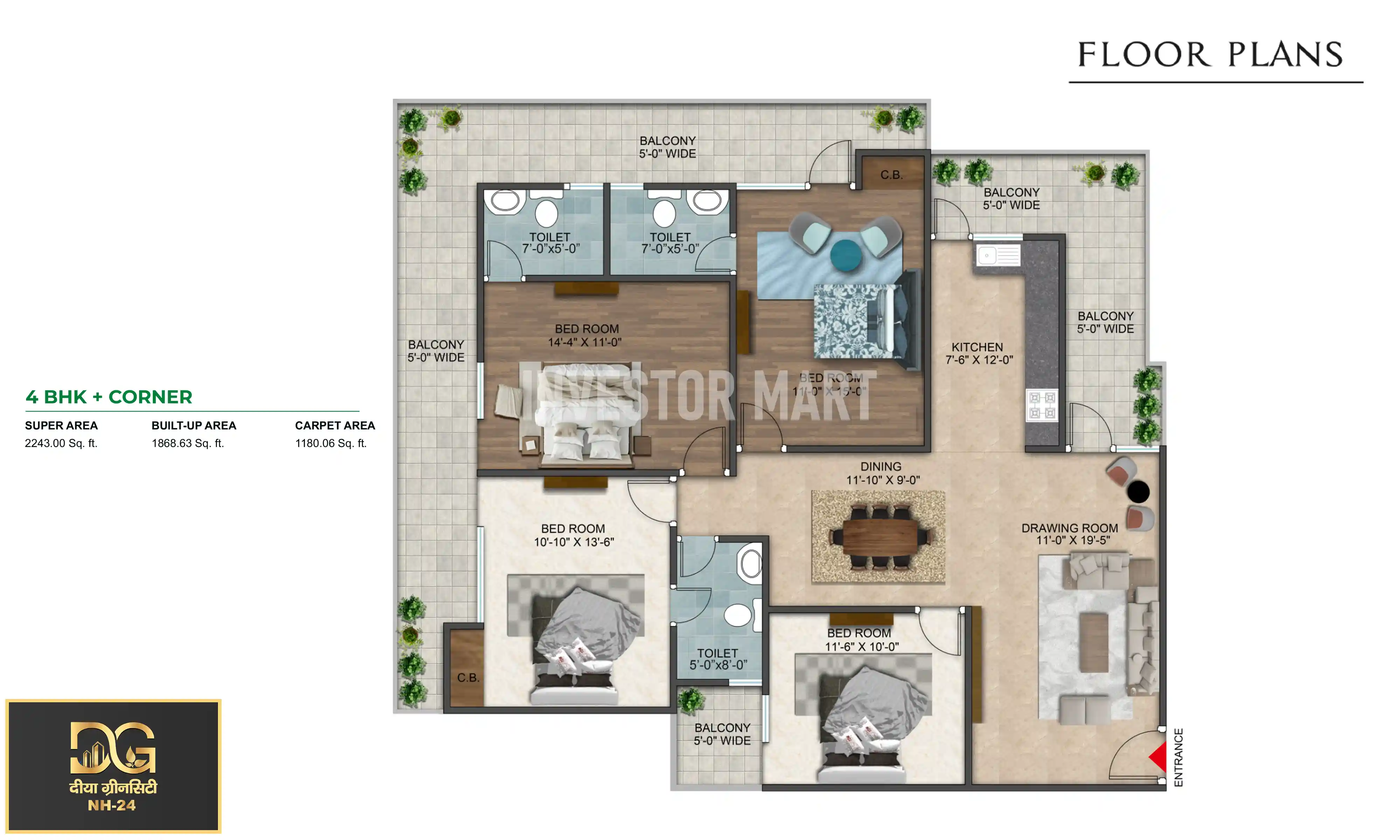2243 Sqft
