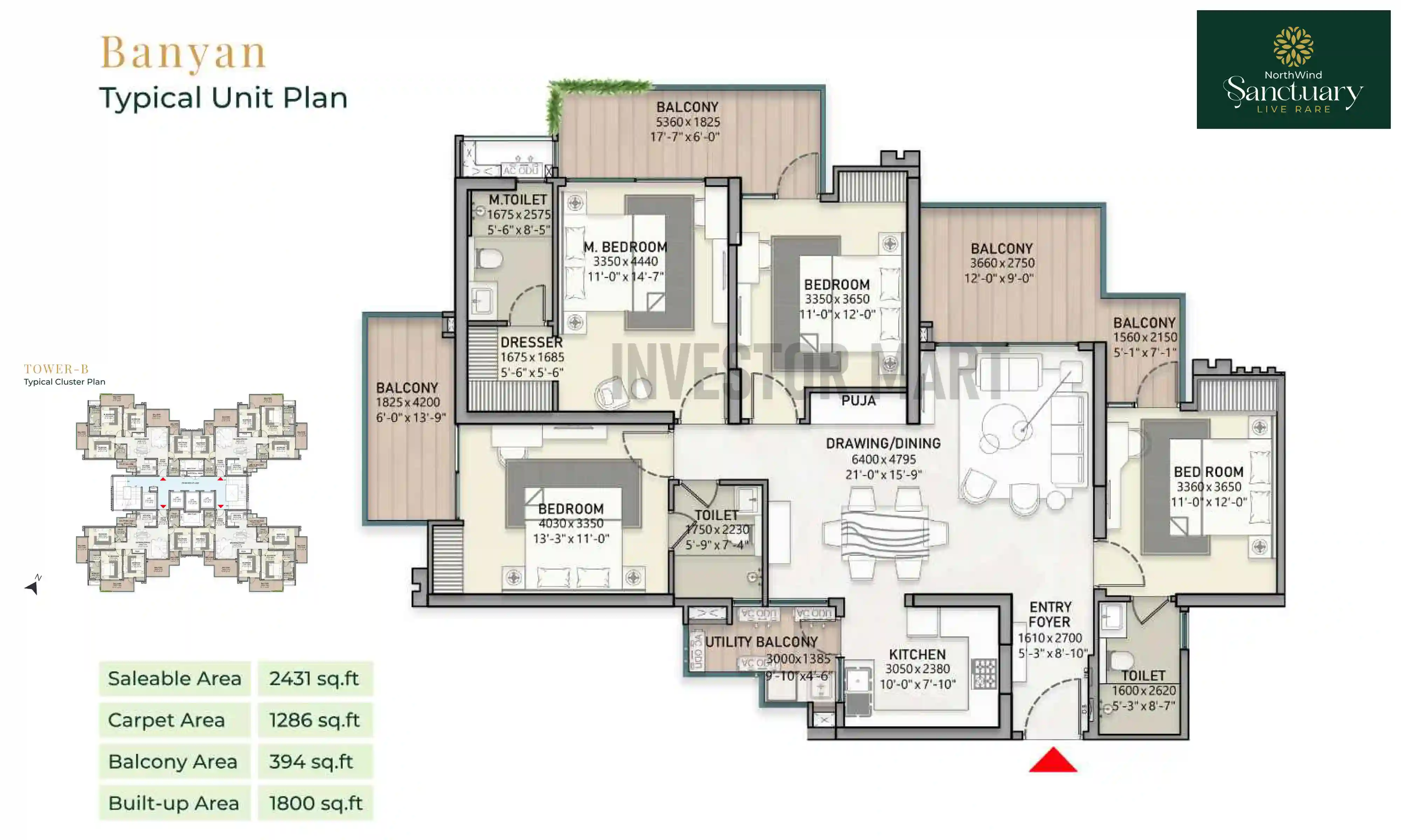 2431 Sqft