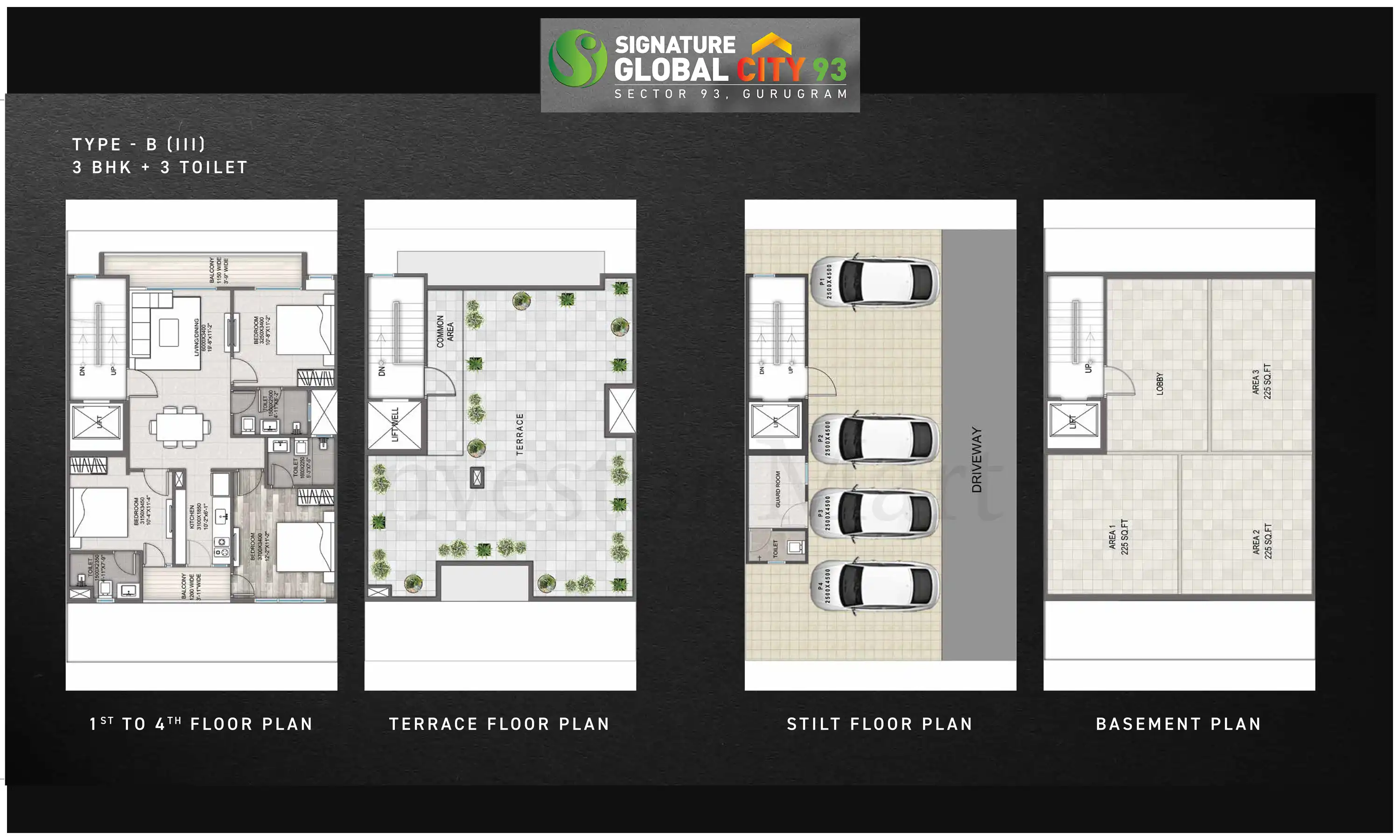 1335 Sqft
