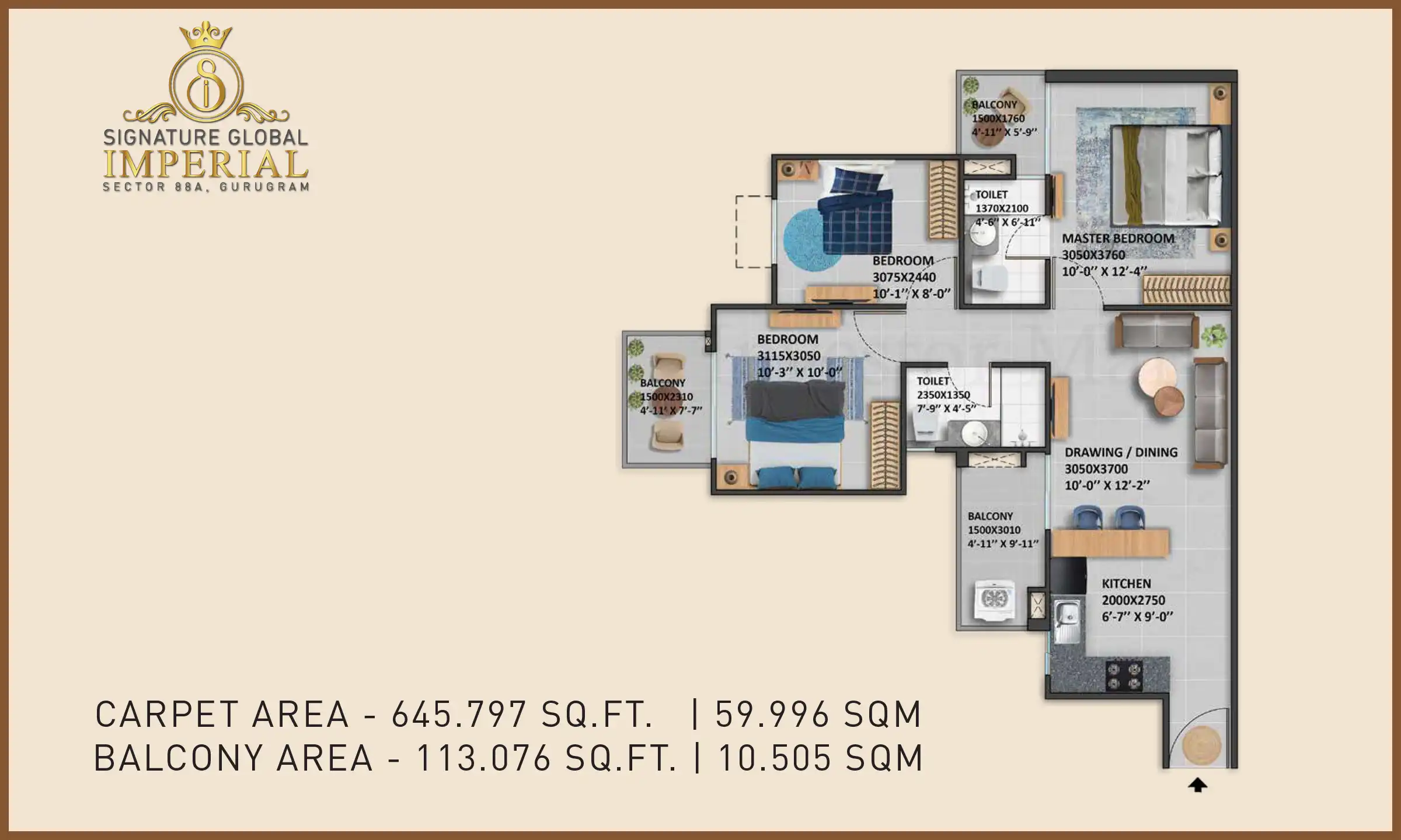 646 Sqft
