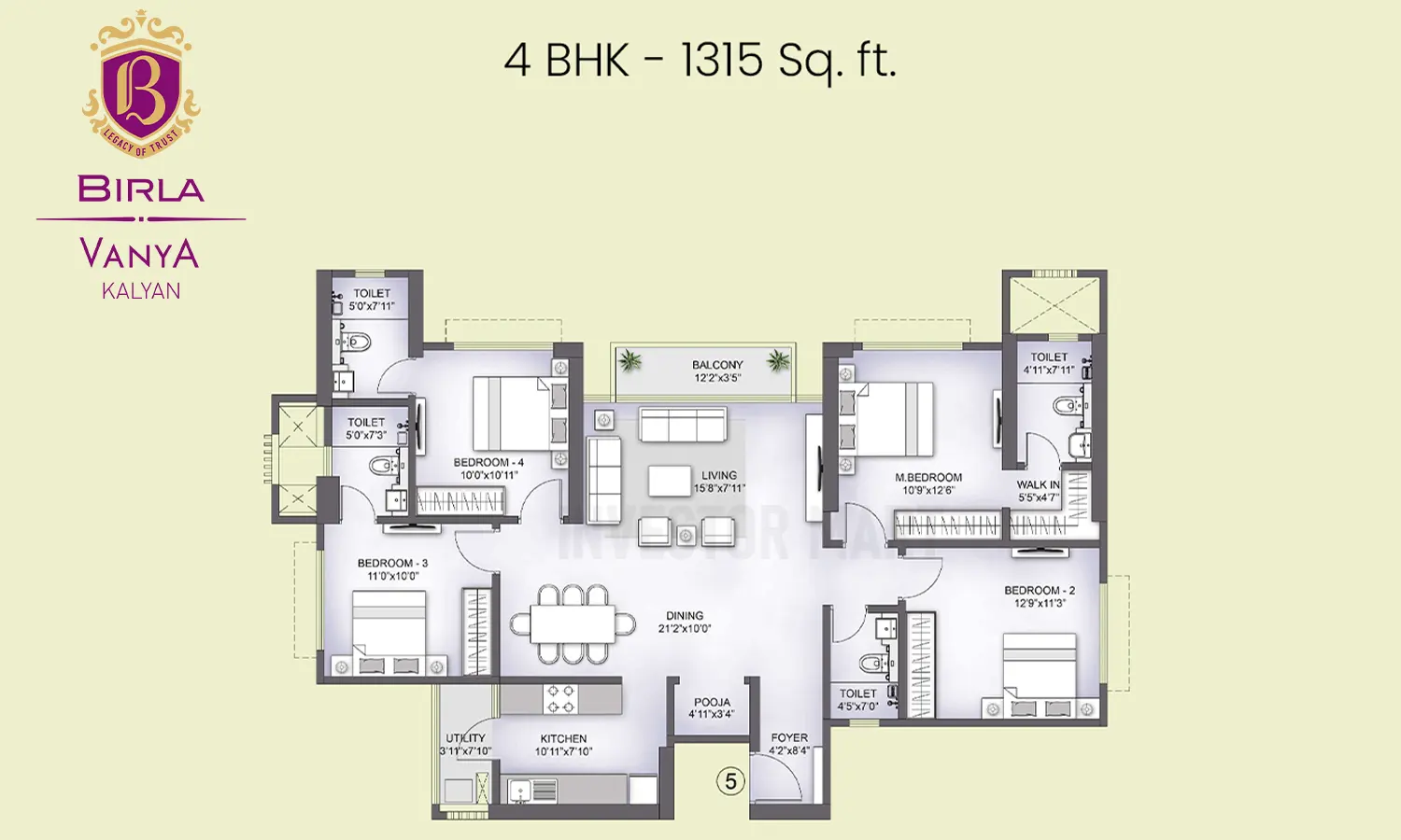 1315 Sqft