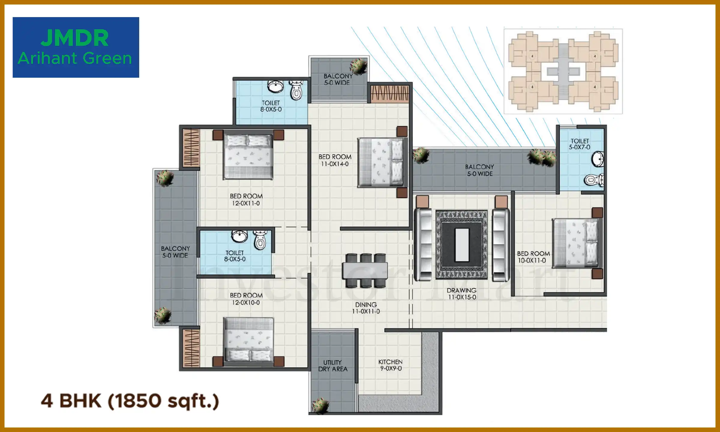 1850 Sqft