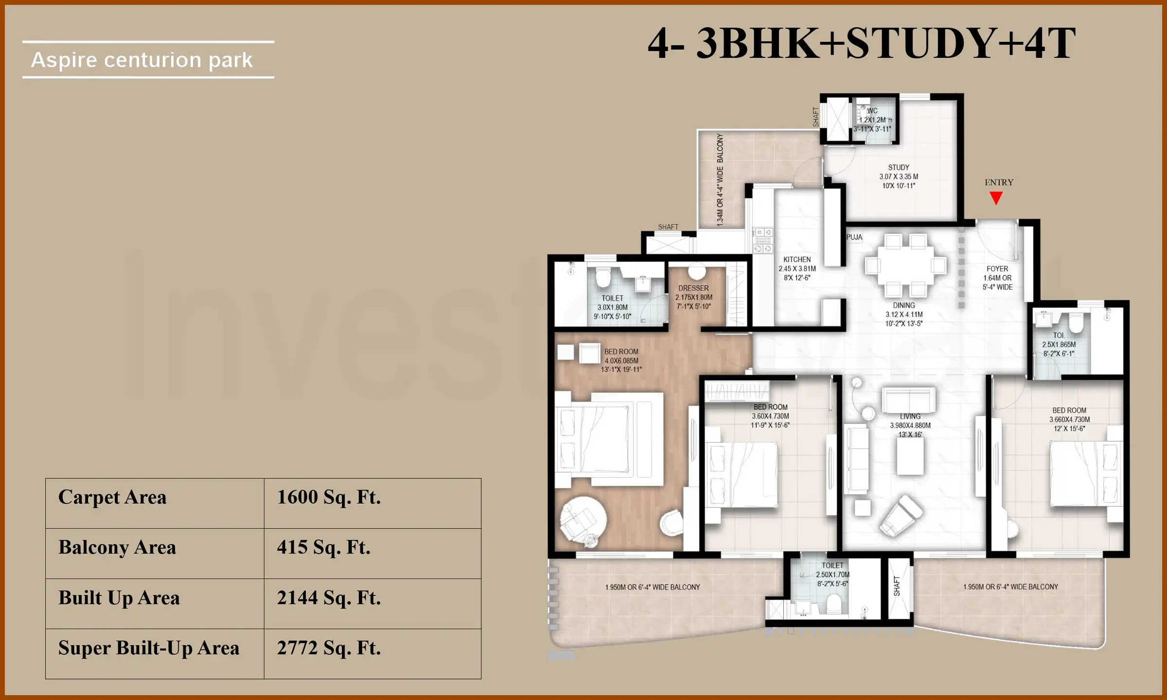 2772 Sqft