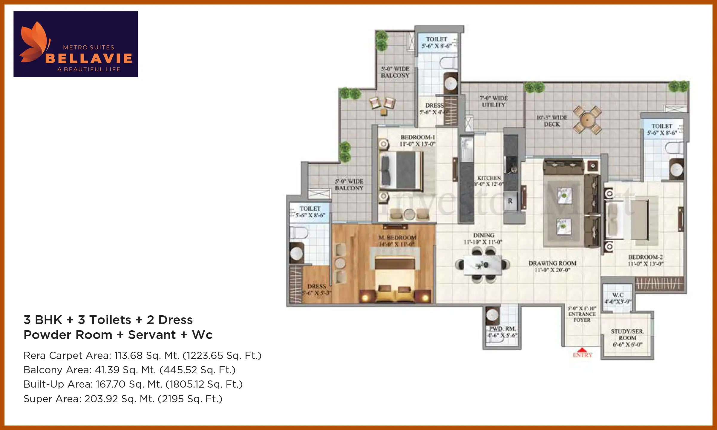 2195 Sqft